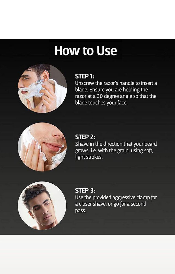 Bombay Shaving Company Silver Metal Precision Safety Razor System