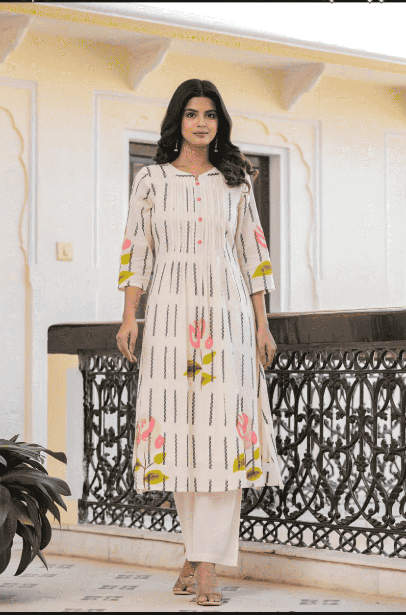 Pure Mul cotton lining co ord set