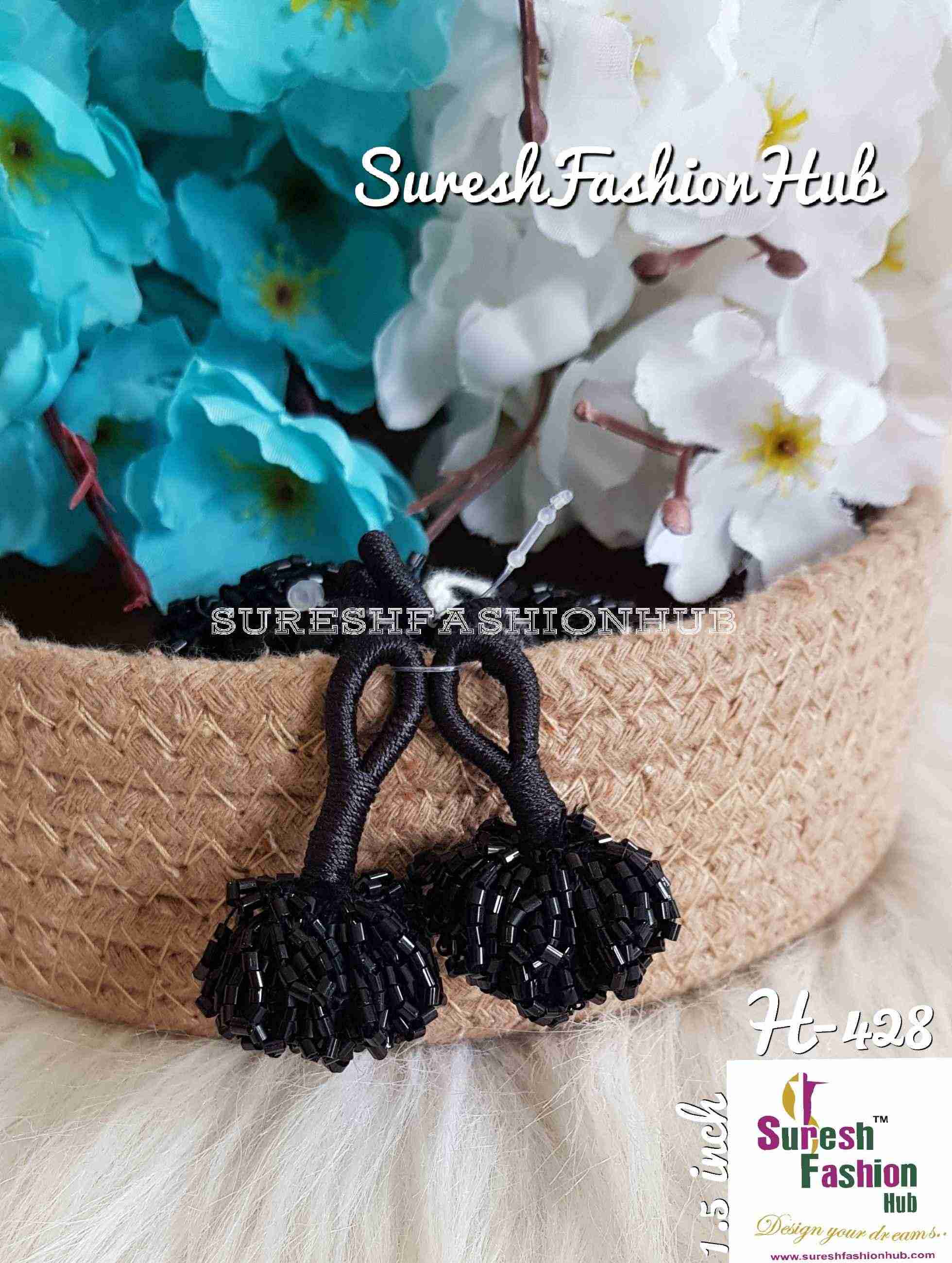 Black Cut-Dana Work Tiny Tassel