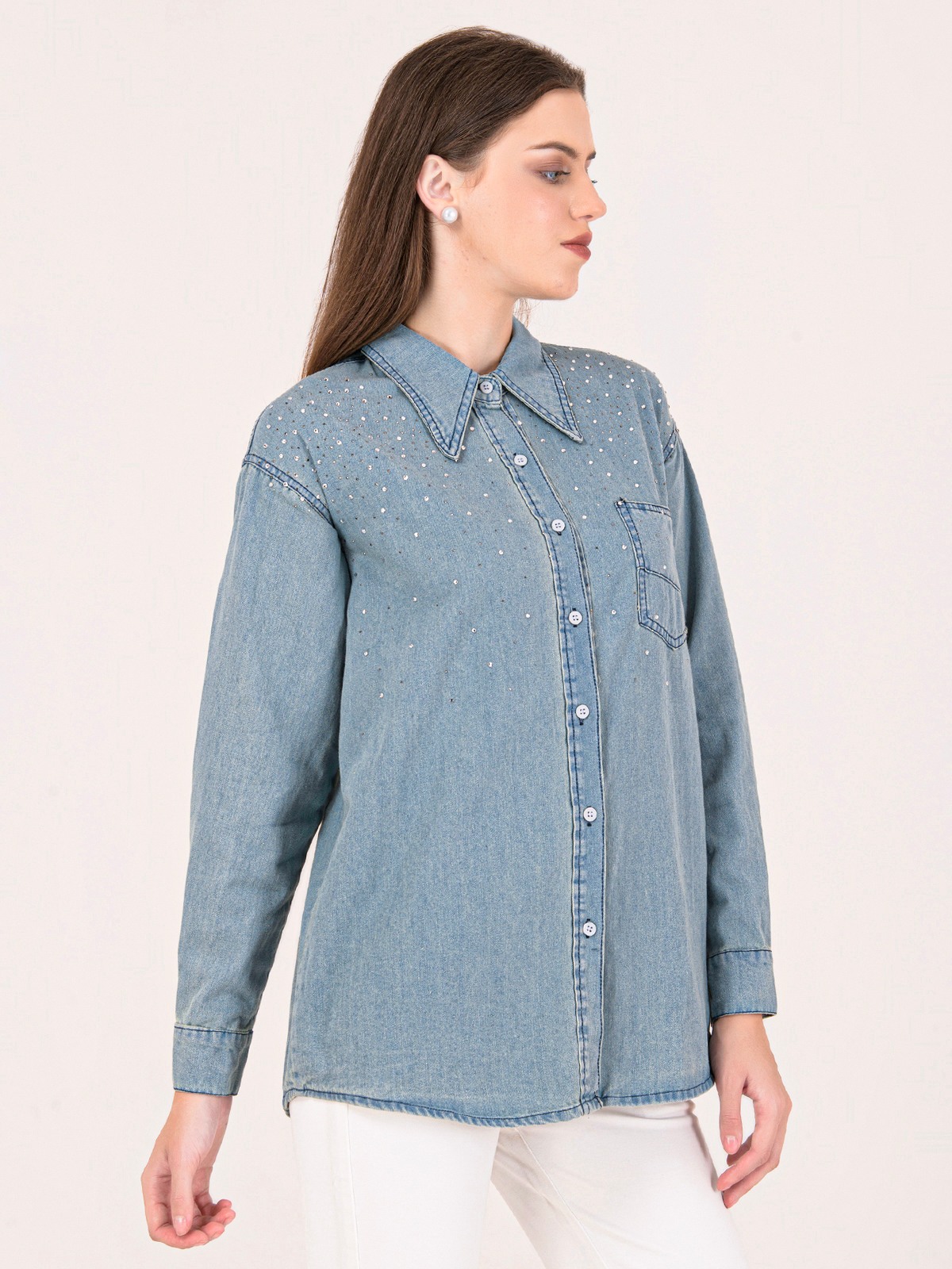 Albion Women Grey Smart Top