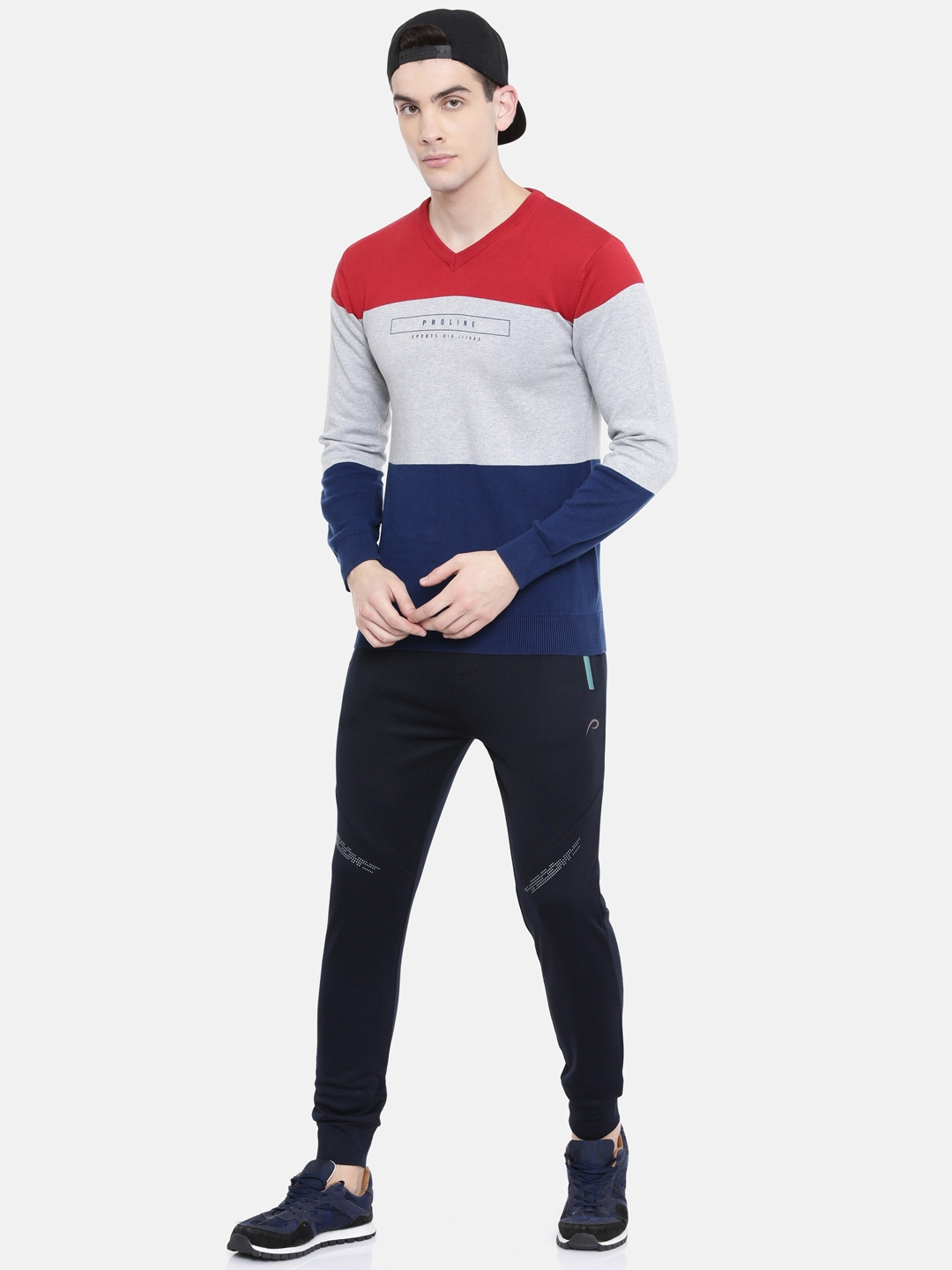 Men's Multicolour Cotton Melange Sweaters