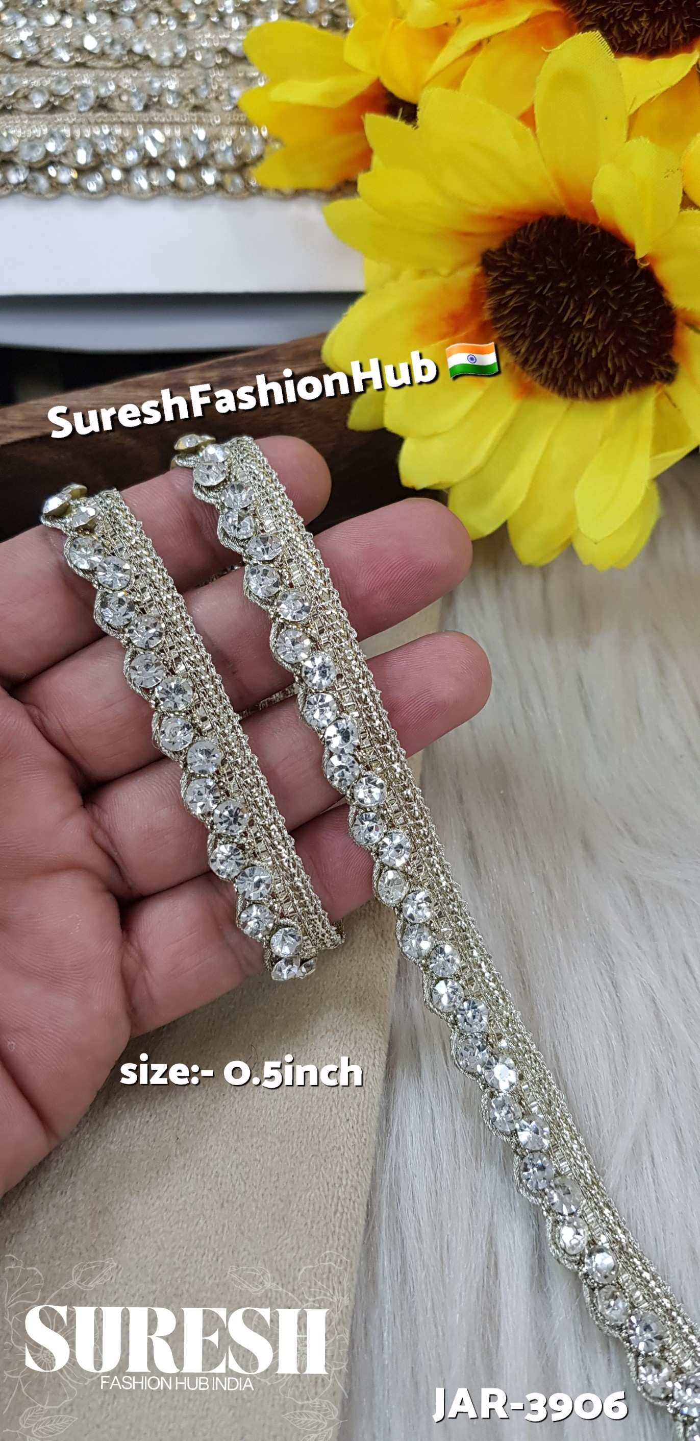 Silver Shine Diamond Lace