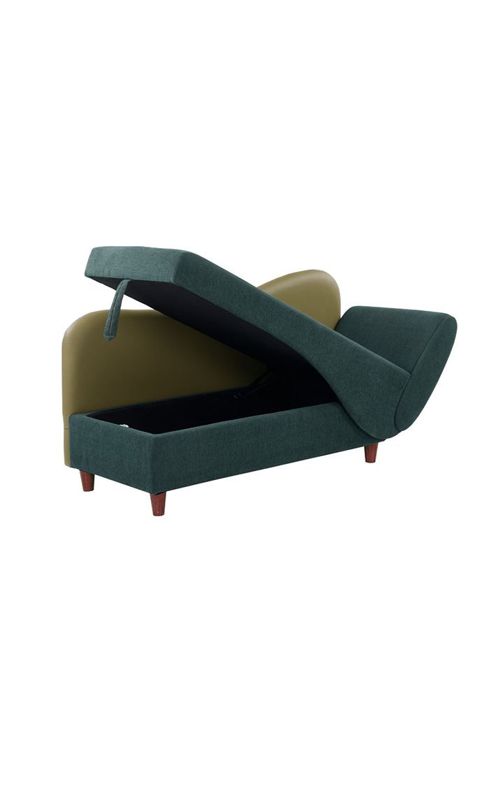 Viva Storage RHS Chaise Lounger Castle Green Colour