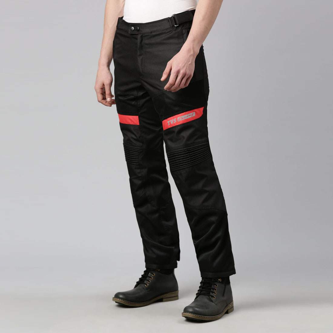 TVS Racing | Riding Pant | Black & Red | Size Medium