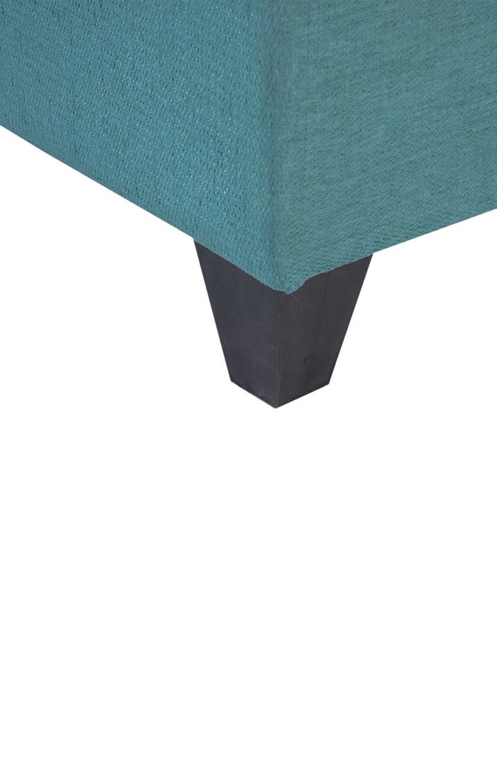 neudot Saya LHS Sectional Sofa for Living Room |4 Person Sofa| Premium Fabric with Cushioned Armrest | 12 Months Warranty| Solid Wood Frame| 4 Seater in Saya Teal Color DIY(Do-It-Yourself)