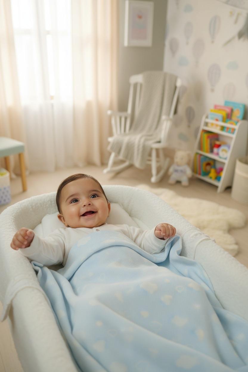 Blue Skies Baby Blanket & Toy Set