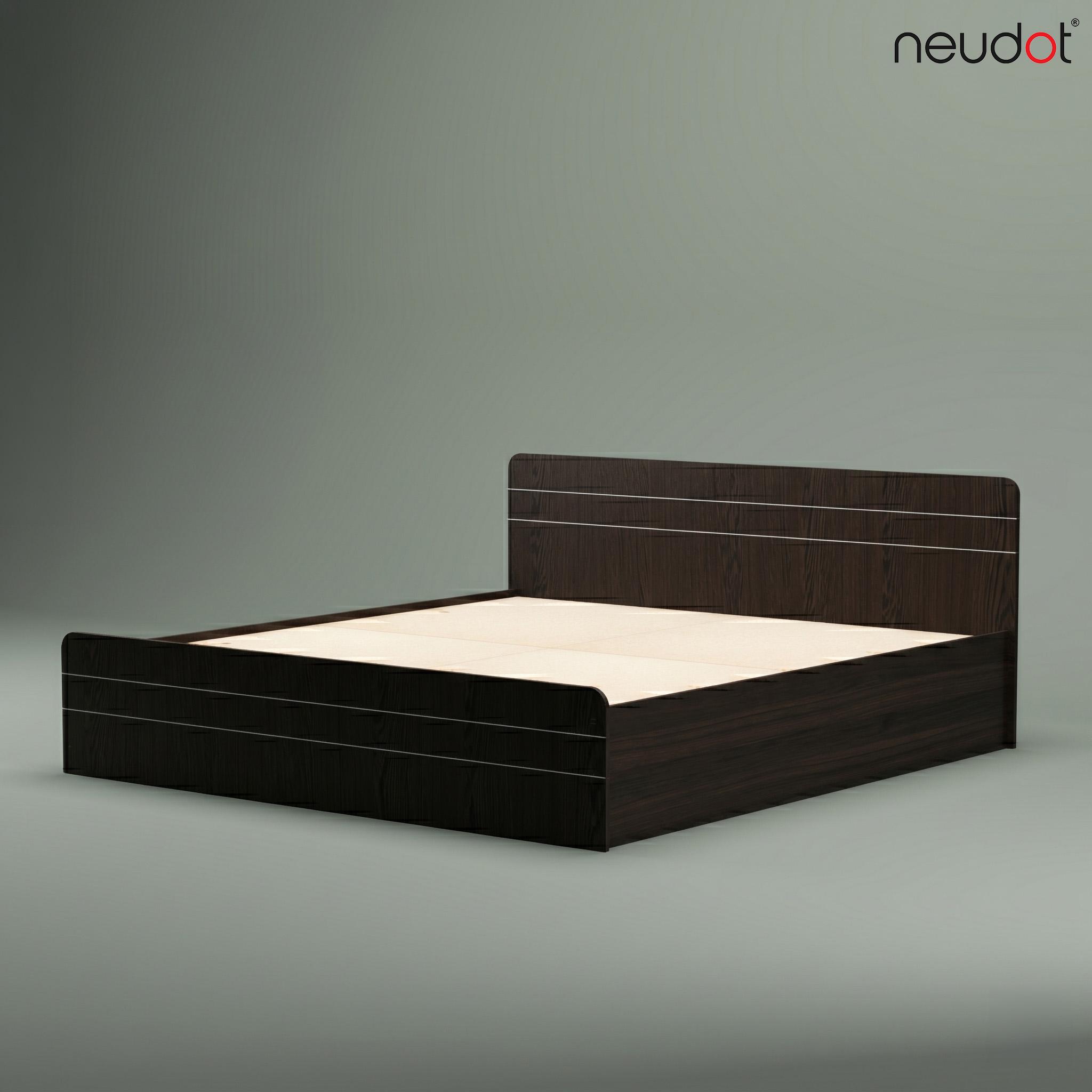 Valancia Queen Size Box Bed - Wenge