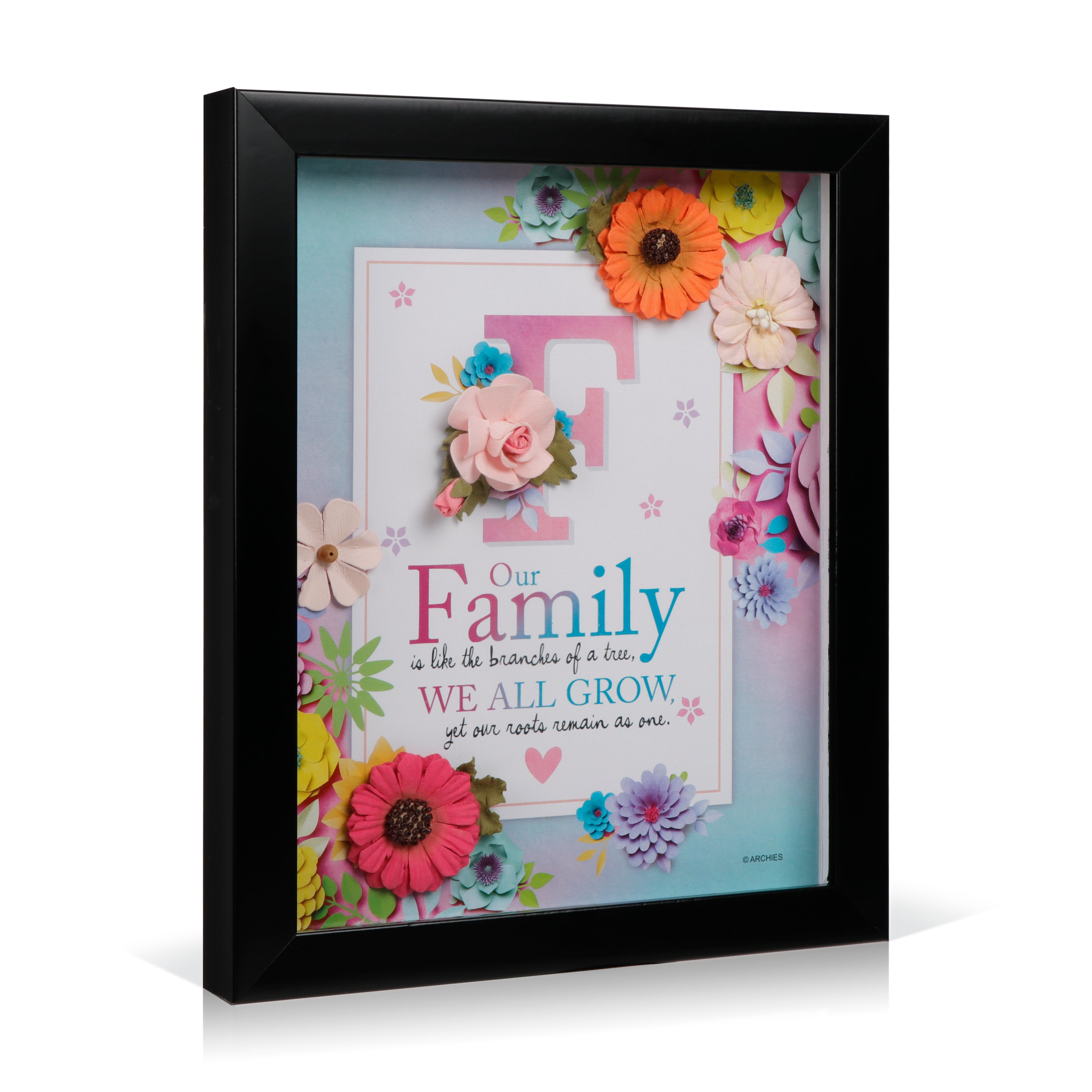 Archies | Archies KEEPSAKE QUOTATION - F.OUR FAMILY IS .... For gifting and Home décor 2