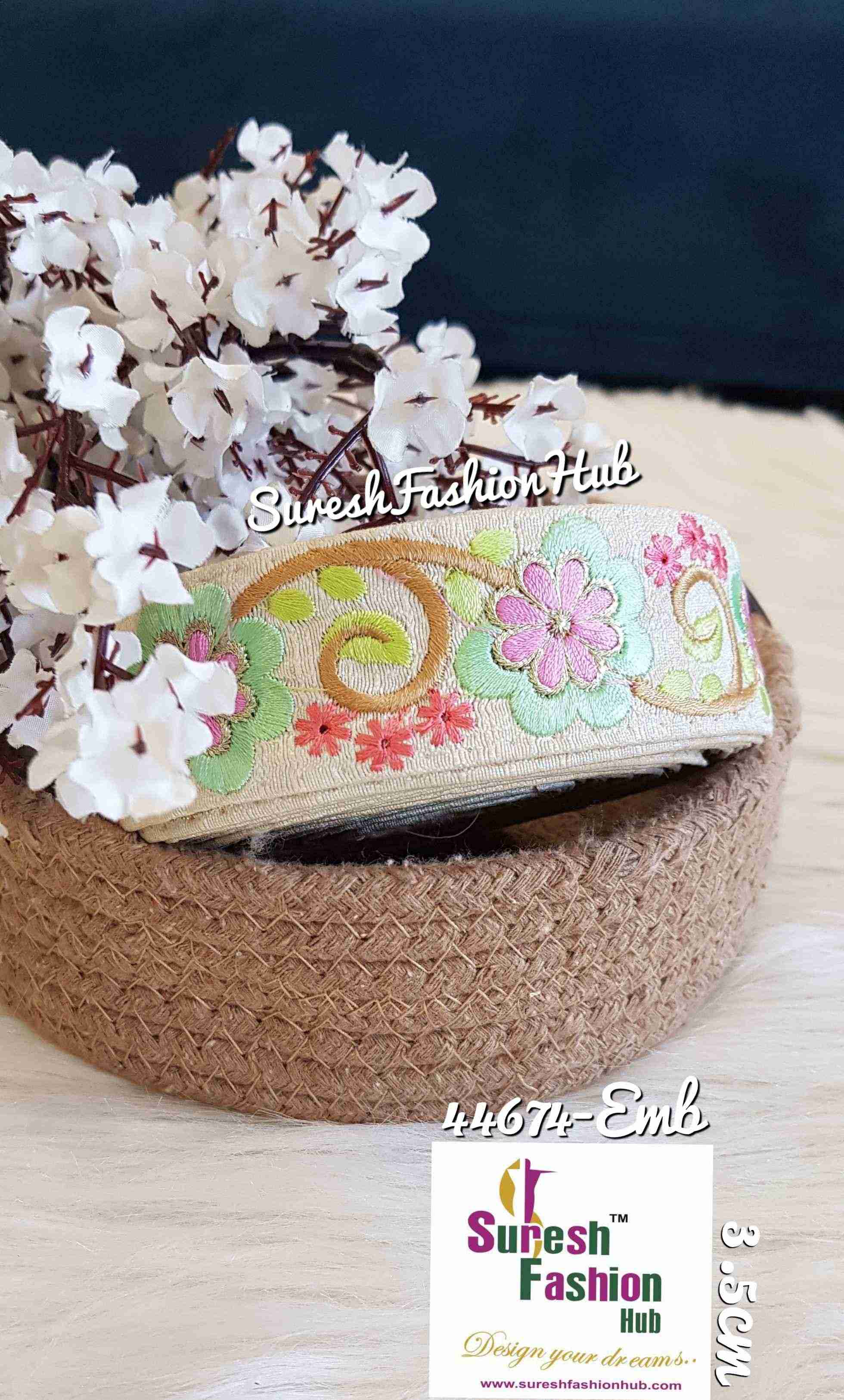Blossom Finery Light Green Designer Trim