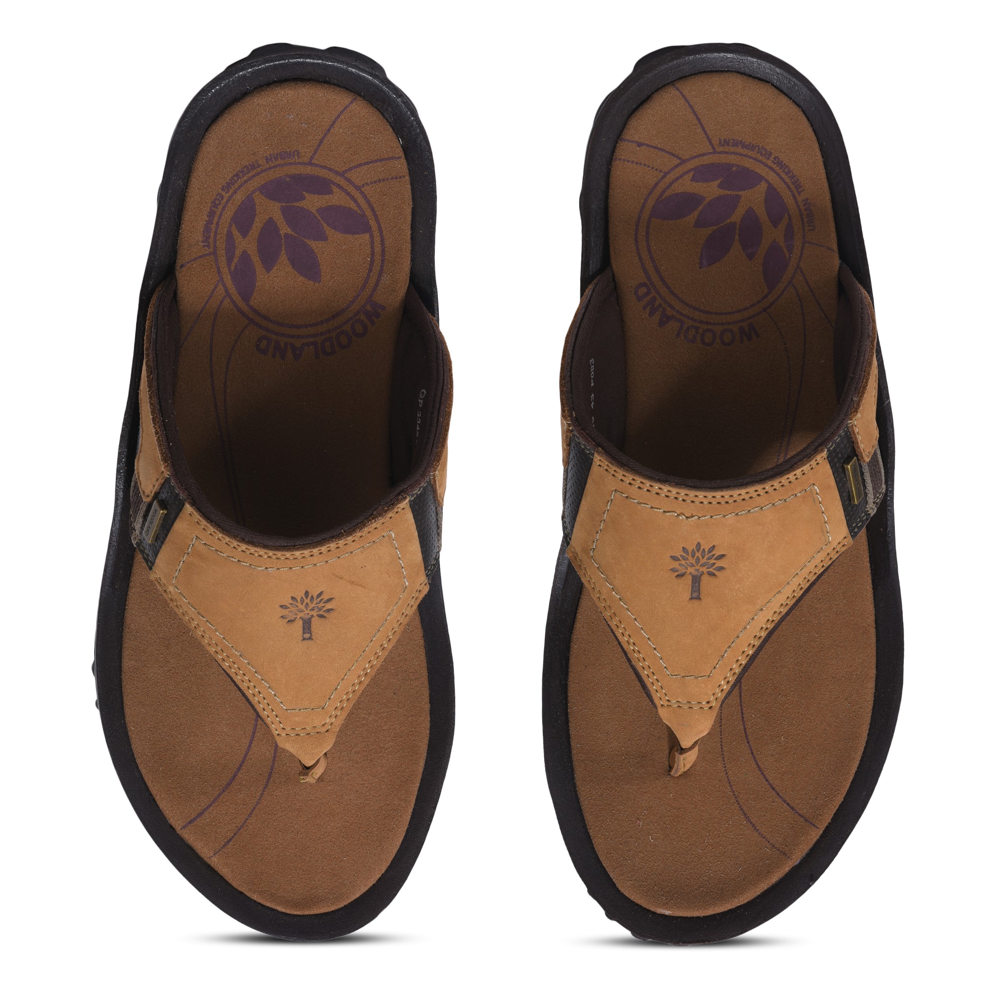 WOODLAND Men Brown Slippers