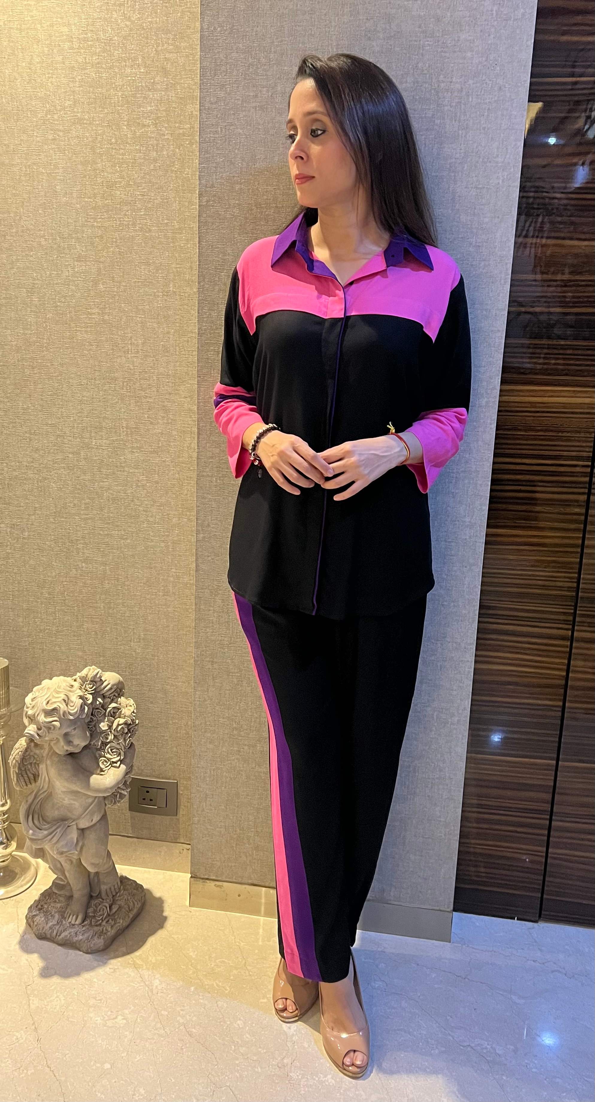 Black and Pink Co-ord