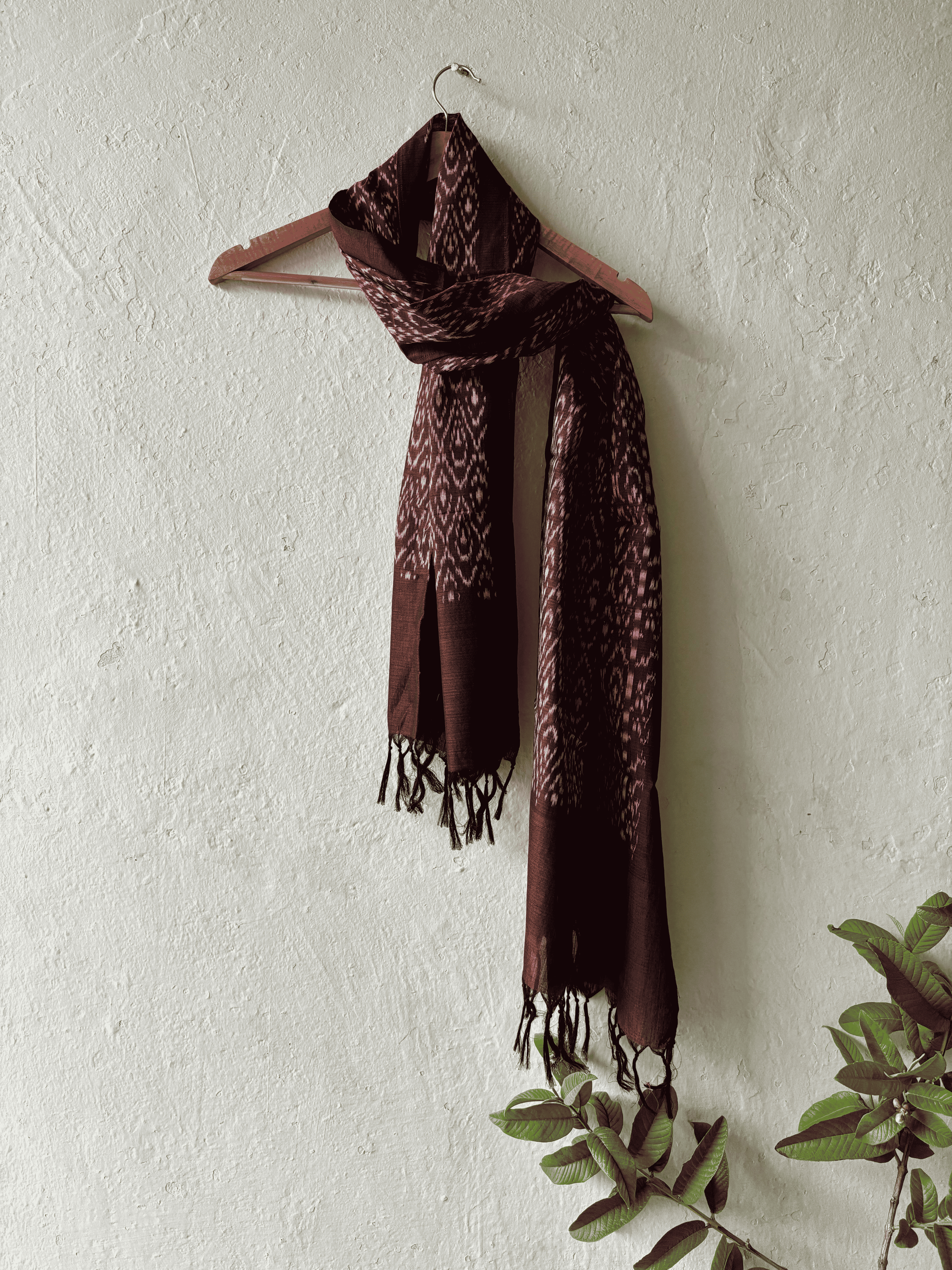 Cotton Ikat Diamond Warp Ikat Stole
