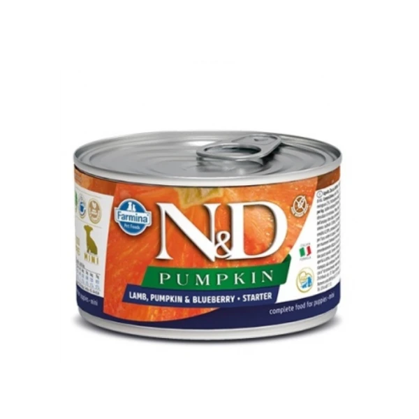 Farmina N&D Grain Free Pumpkin Lamb and Blueberry Starter Mini Wet Puppy Food