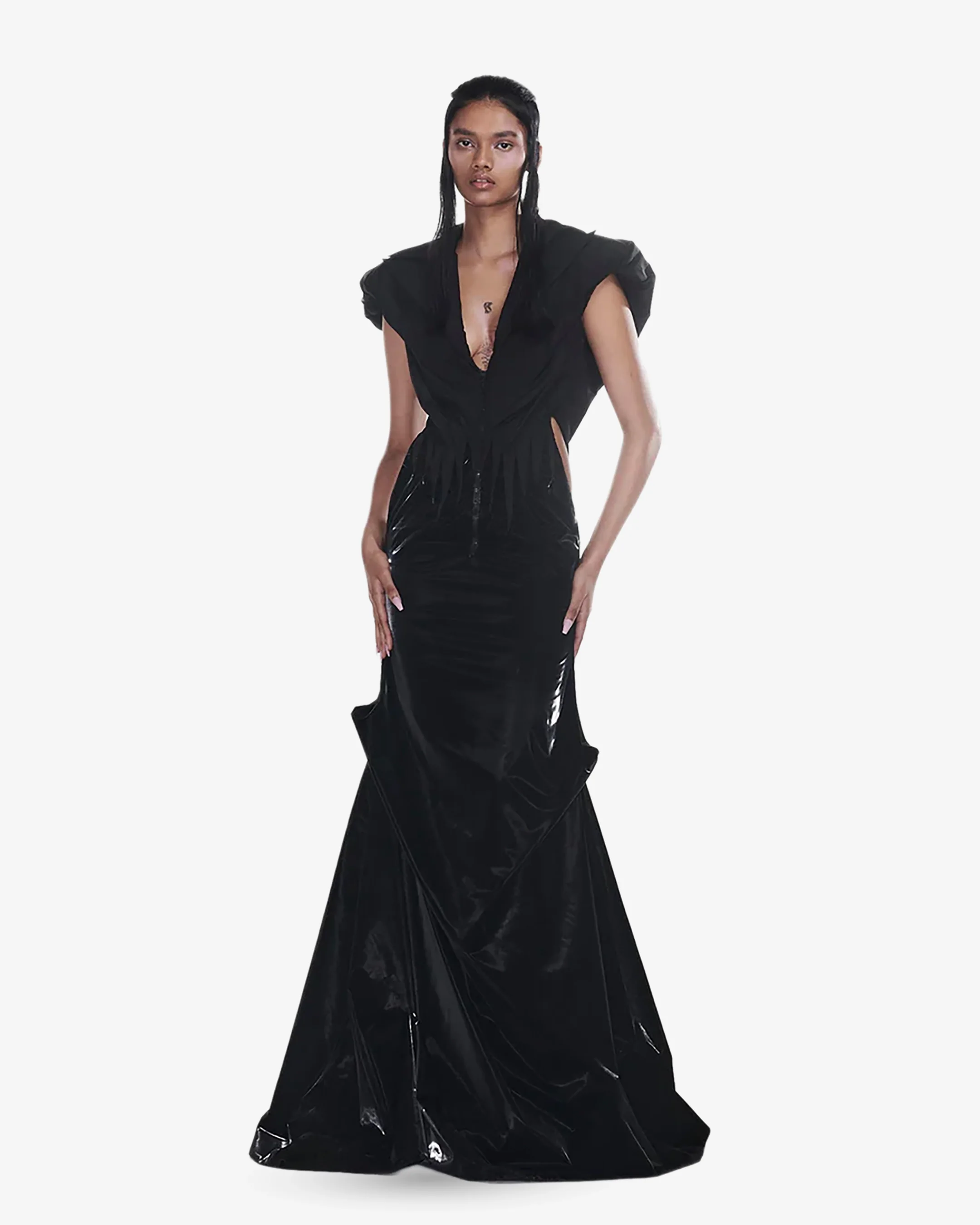 Power Shoulder Dress