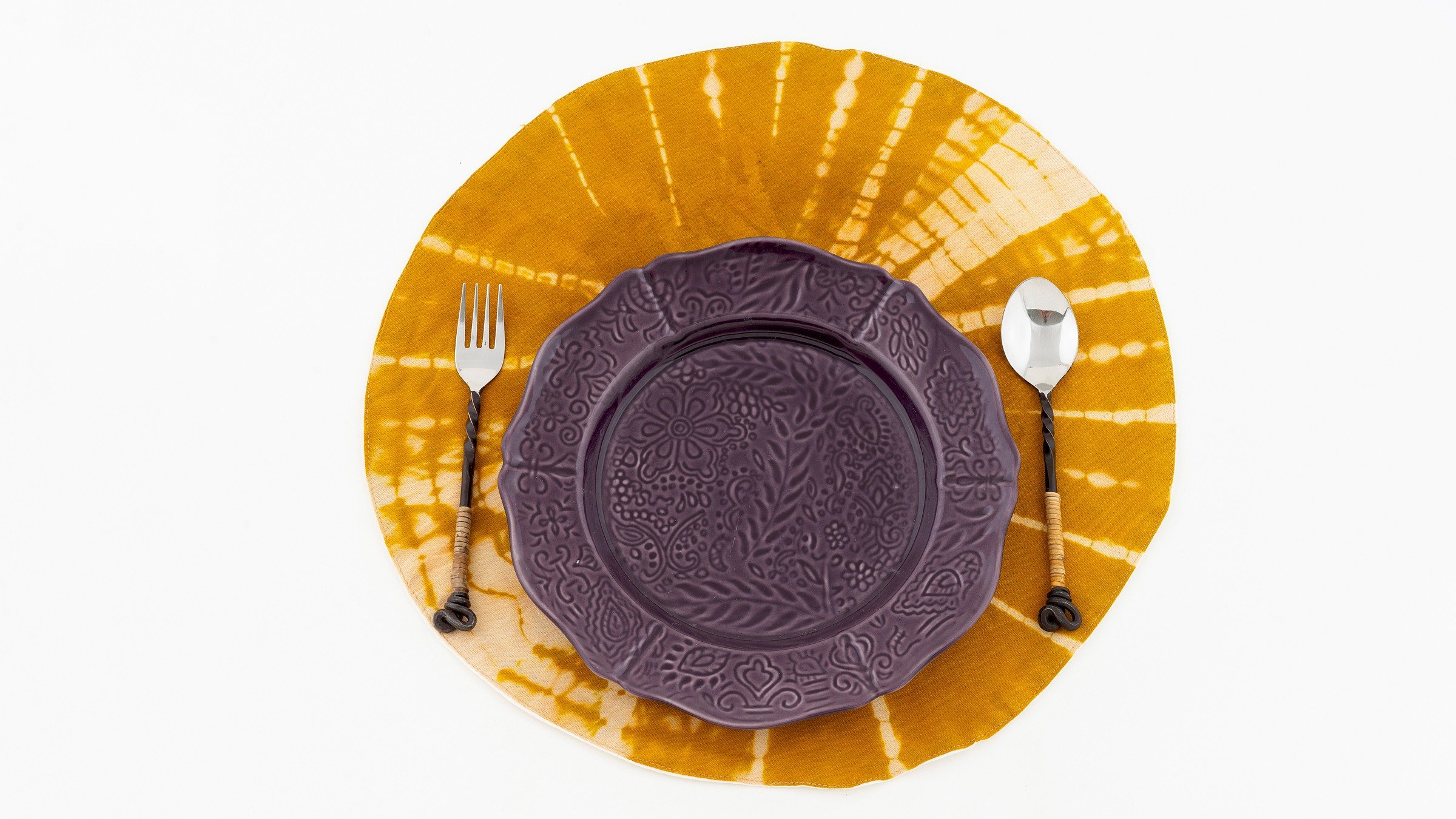 Shibori Yellow Placemats
