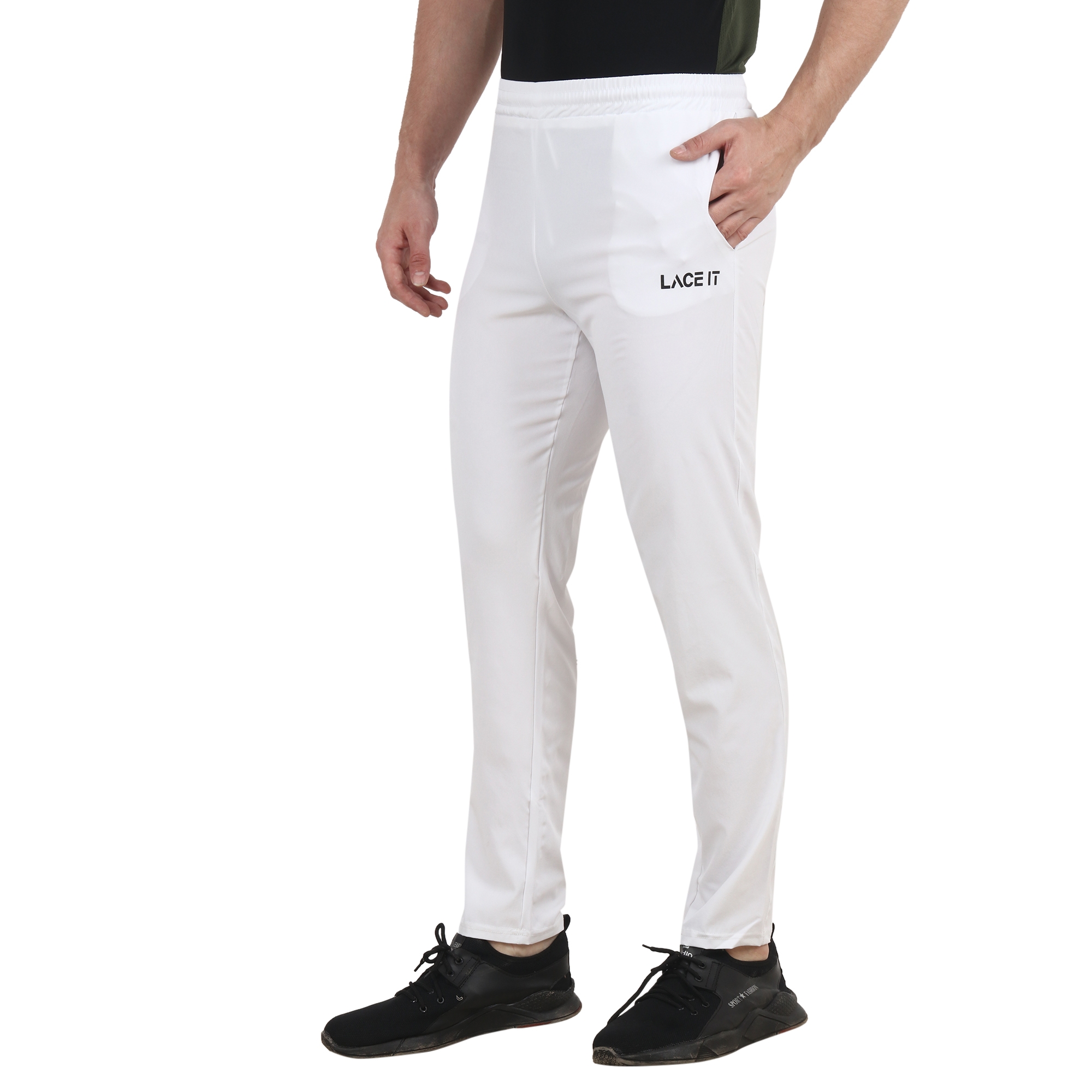 LACE IT™ | LACE IT White Trackpant for Men(10002) 0