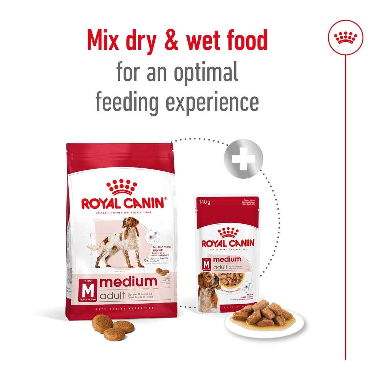 Royal Canin Medium Adult Wet Dog Food - 140 g