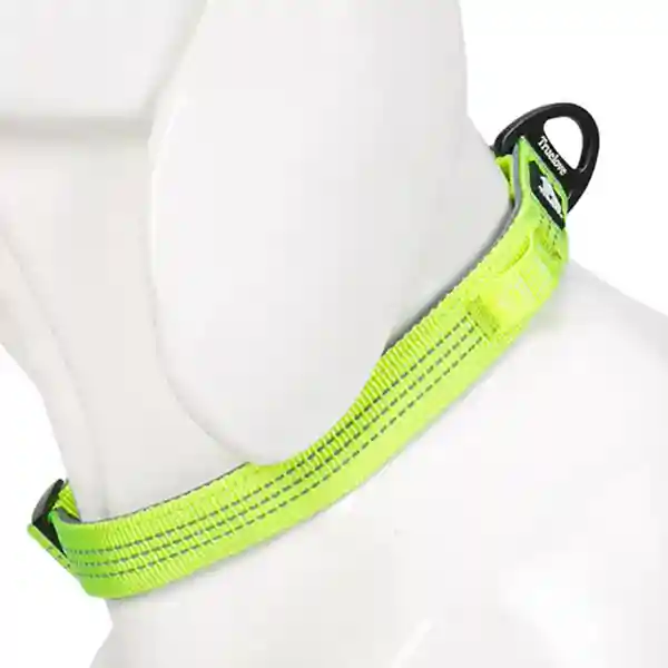 Barkbutler Truelove Padded Collar For Dogs, Neon Yellow