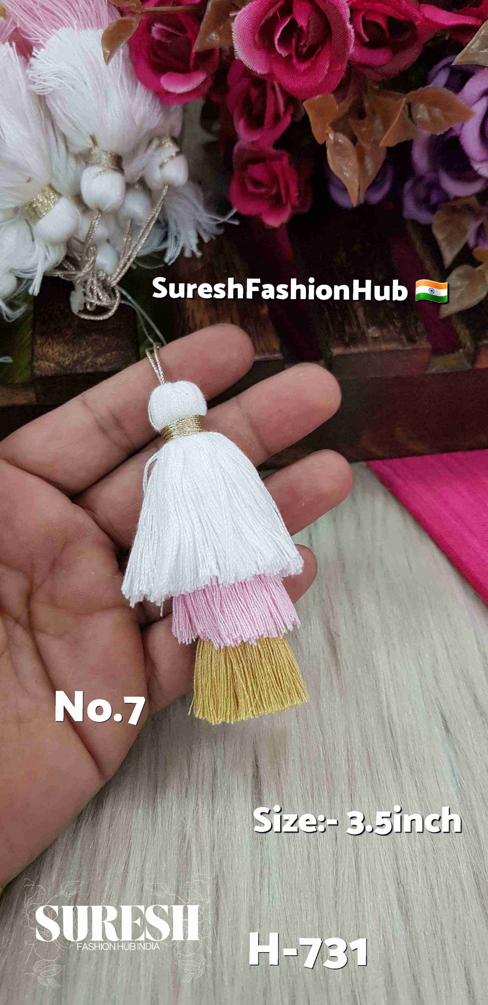 Peach Glow Pearl Tassel – Color No 7 : H-731