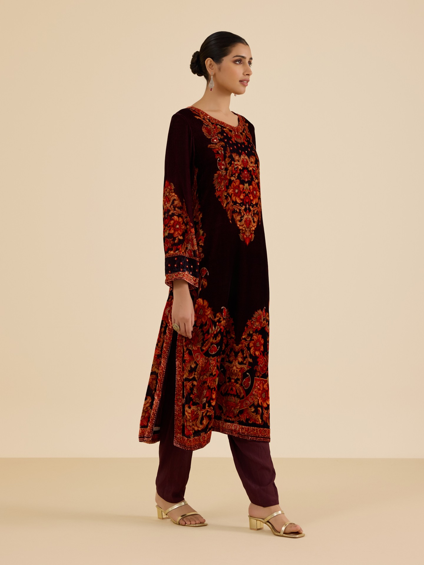 Wine Eve Suit Set