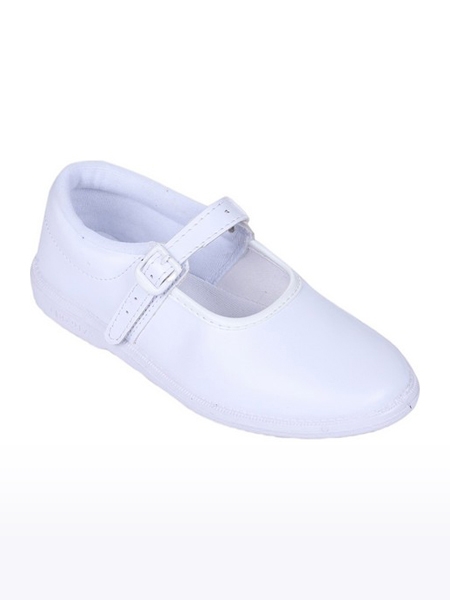 Unisex Prefect PVC White School Shoes