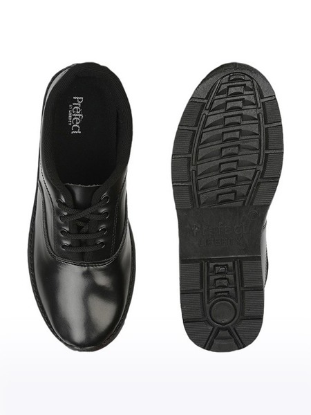 Unisex Prefect PVC Black School Shoes