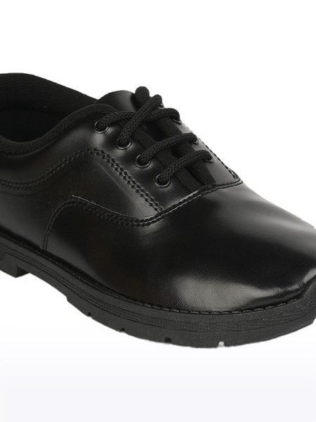 Unisex Prefect PVC Black School Shoes