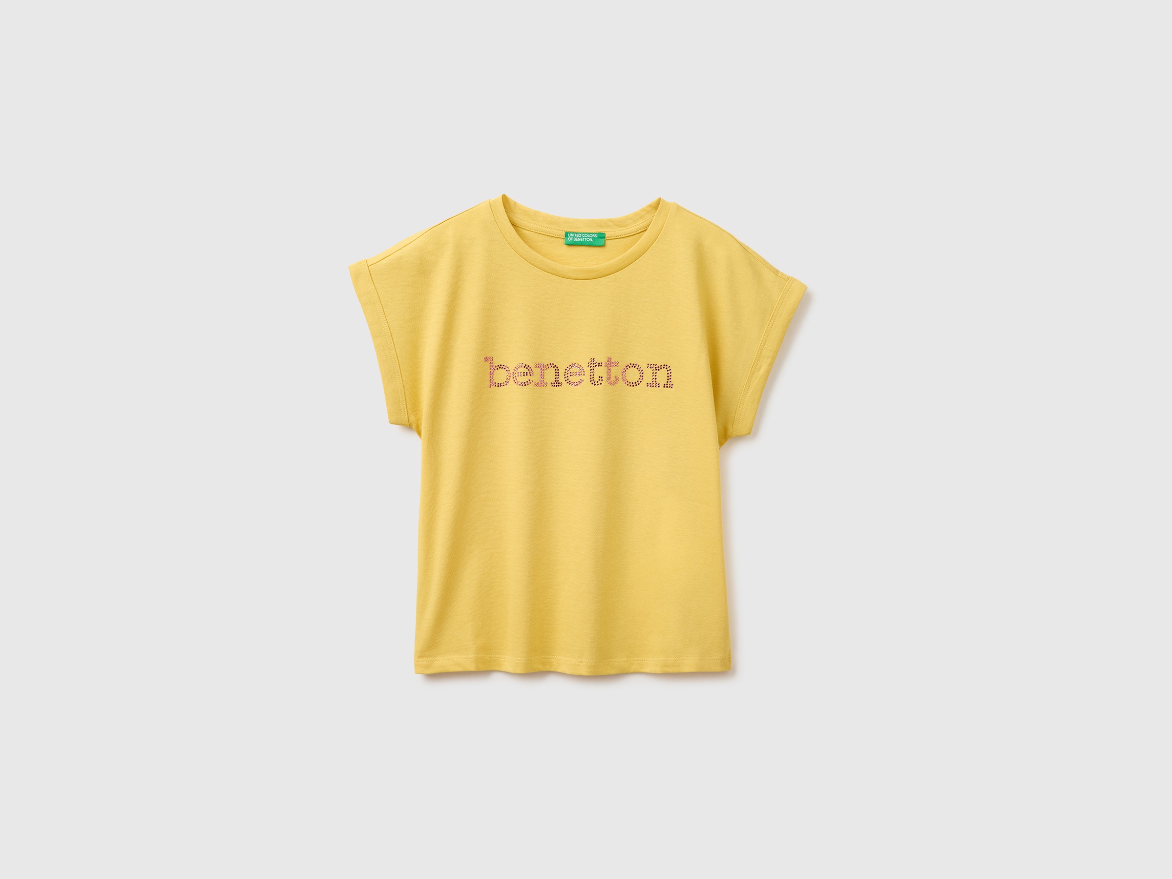 T-shirt with rhinestones