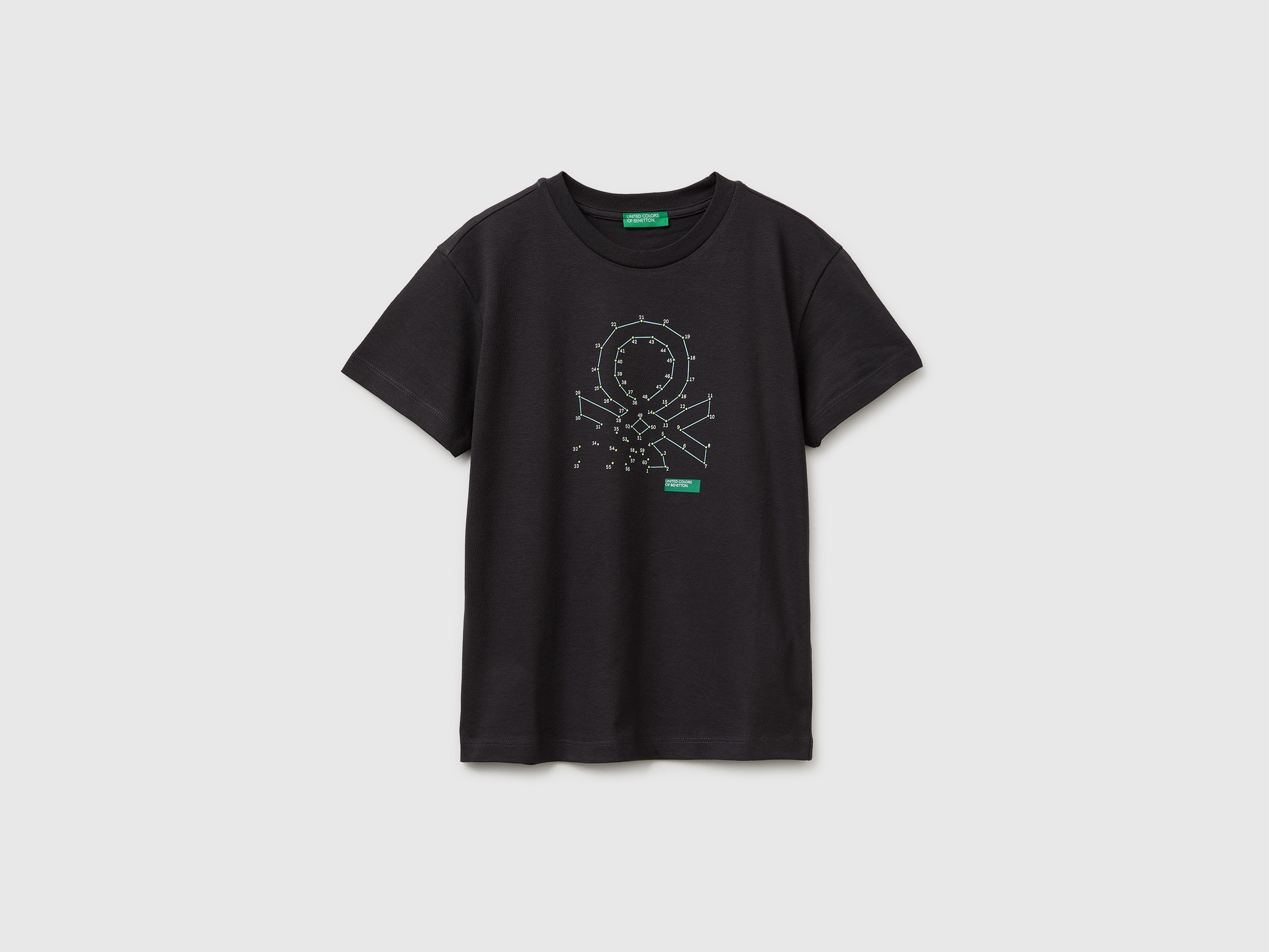 Organic cotton T-shirt with logo print