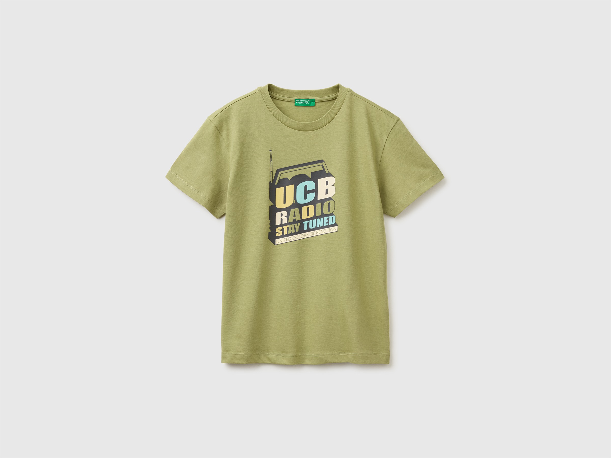 Organic cotton T-shirt with logo print
