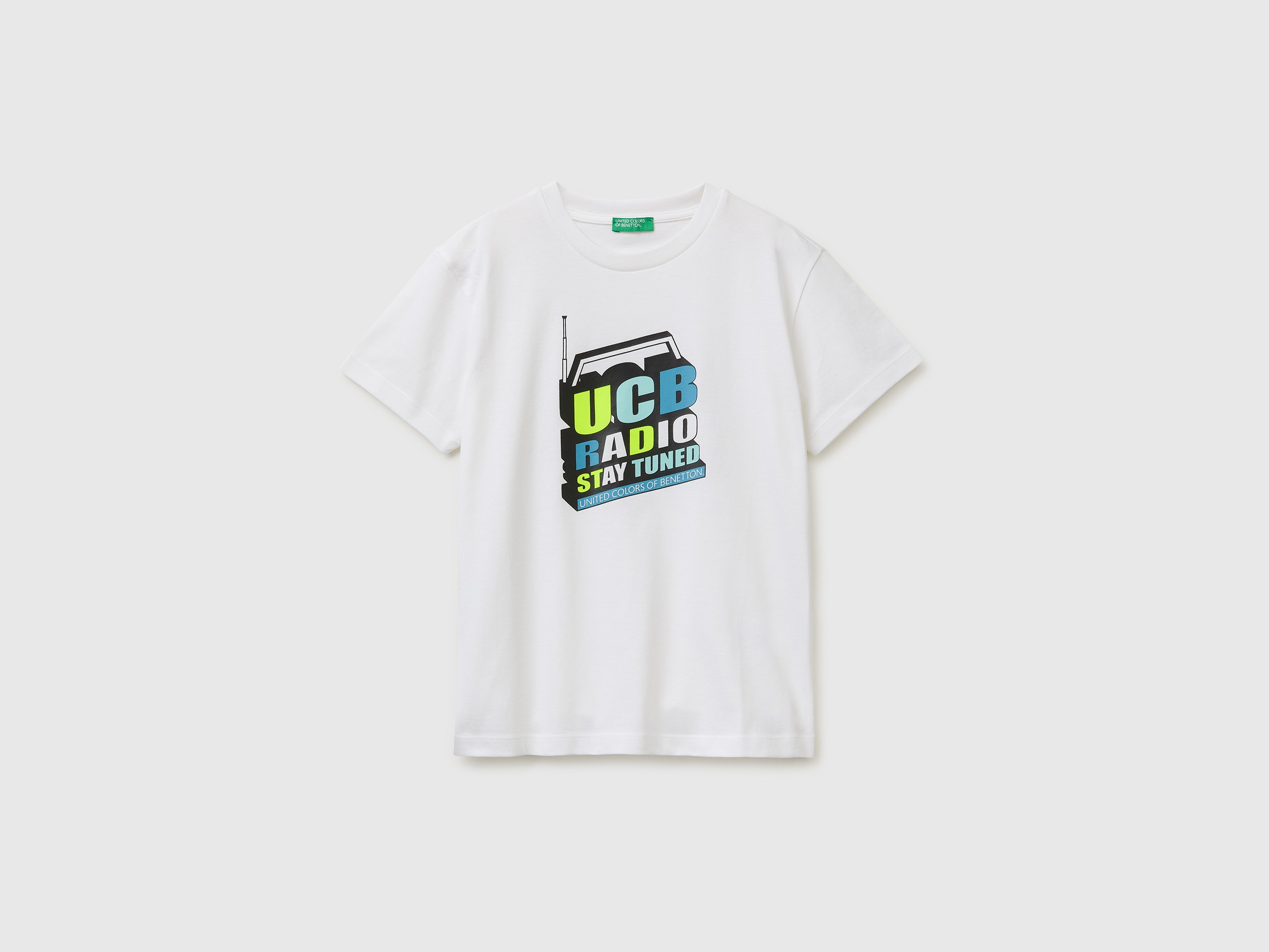 Organic cotton T-shirt with logo print