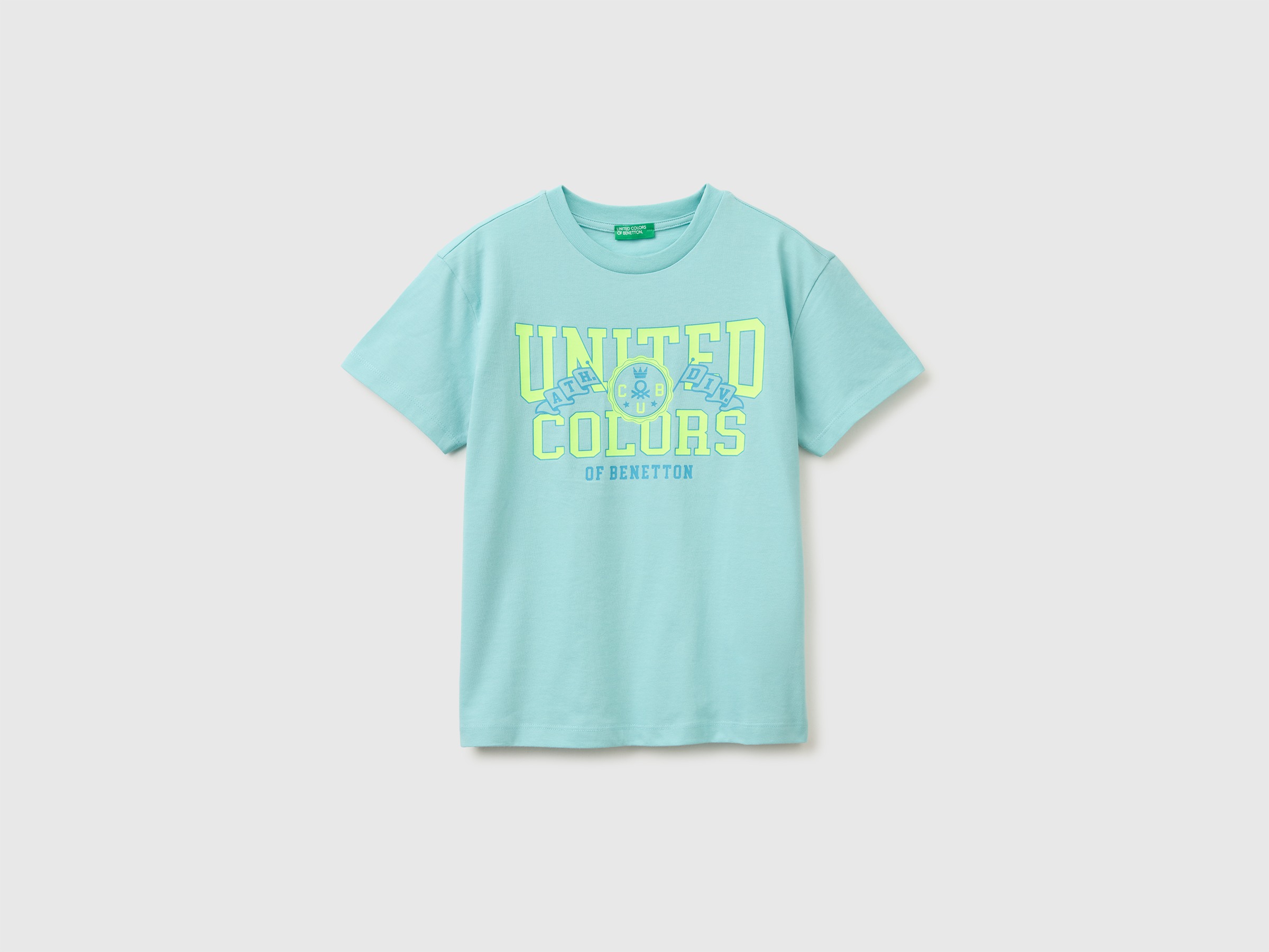 Organic cotton T-shirt with logo print