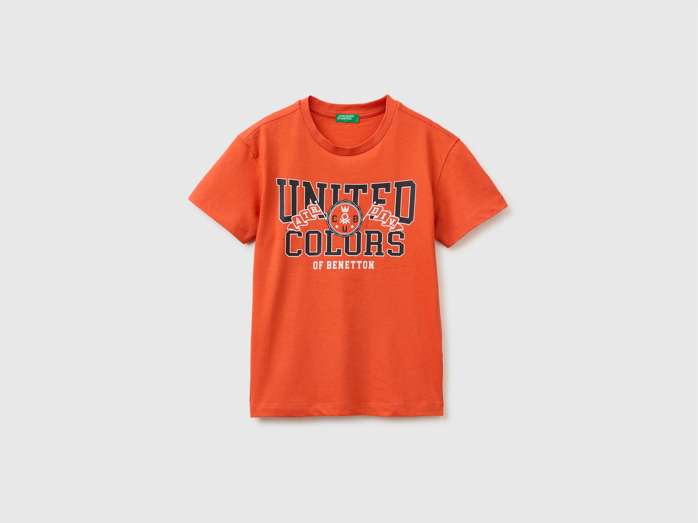 Organic cotton T-shirt with logo print