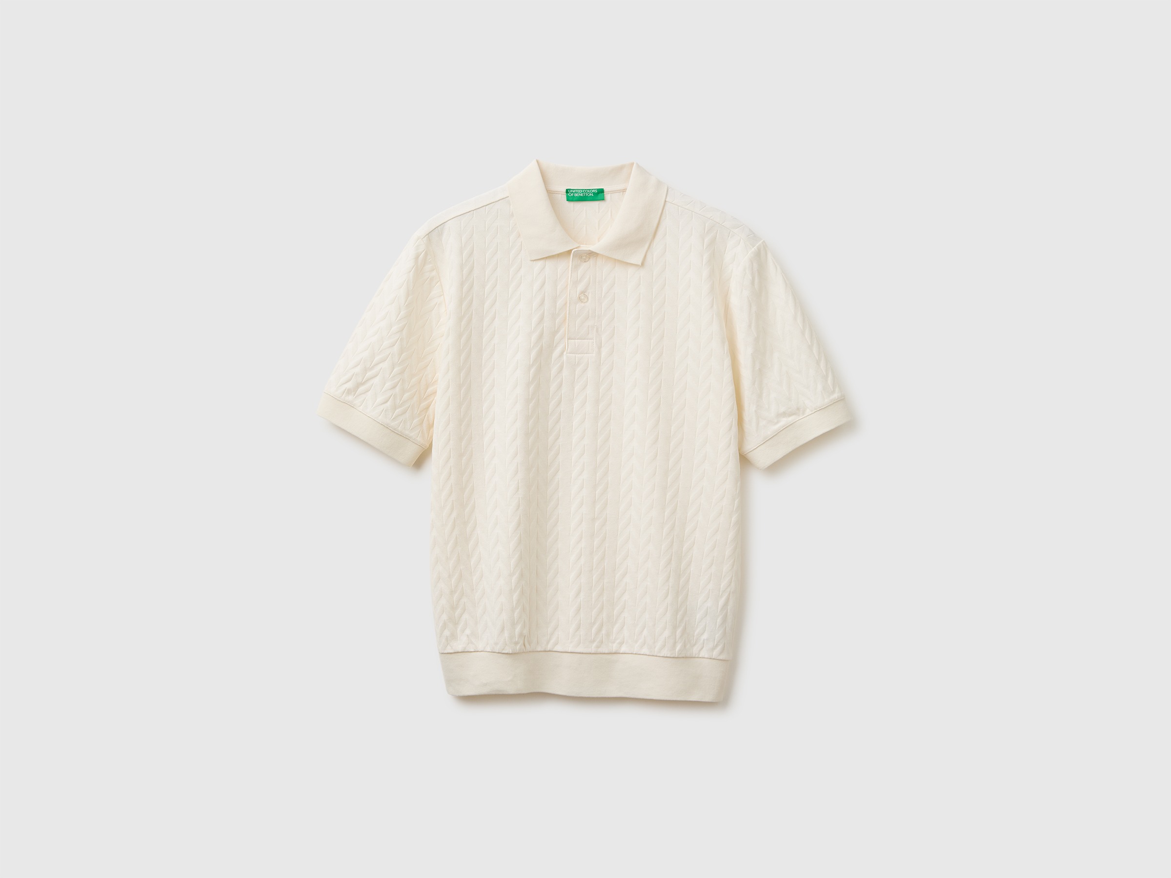 Jacquard polo shirt