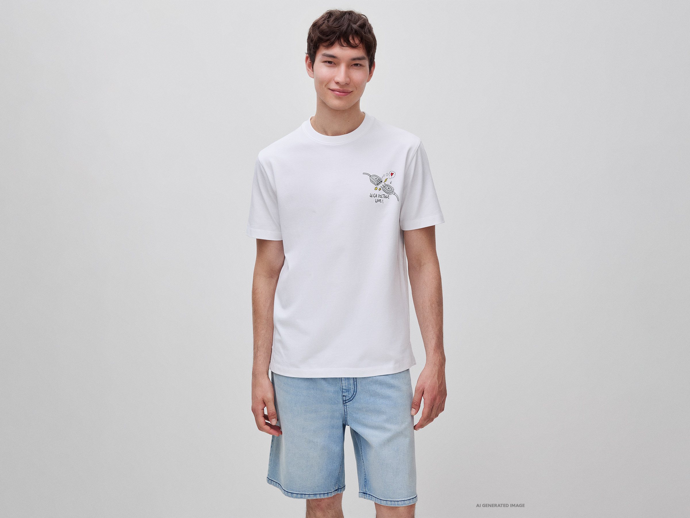 Regular fit T-shirt with print