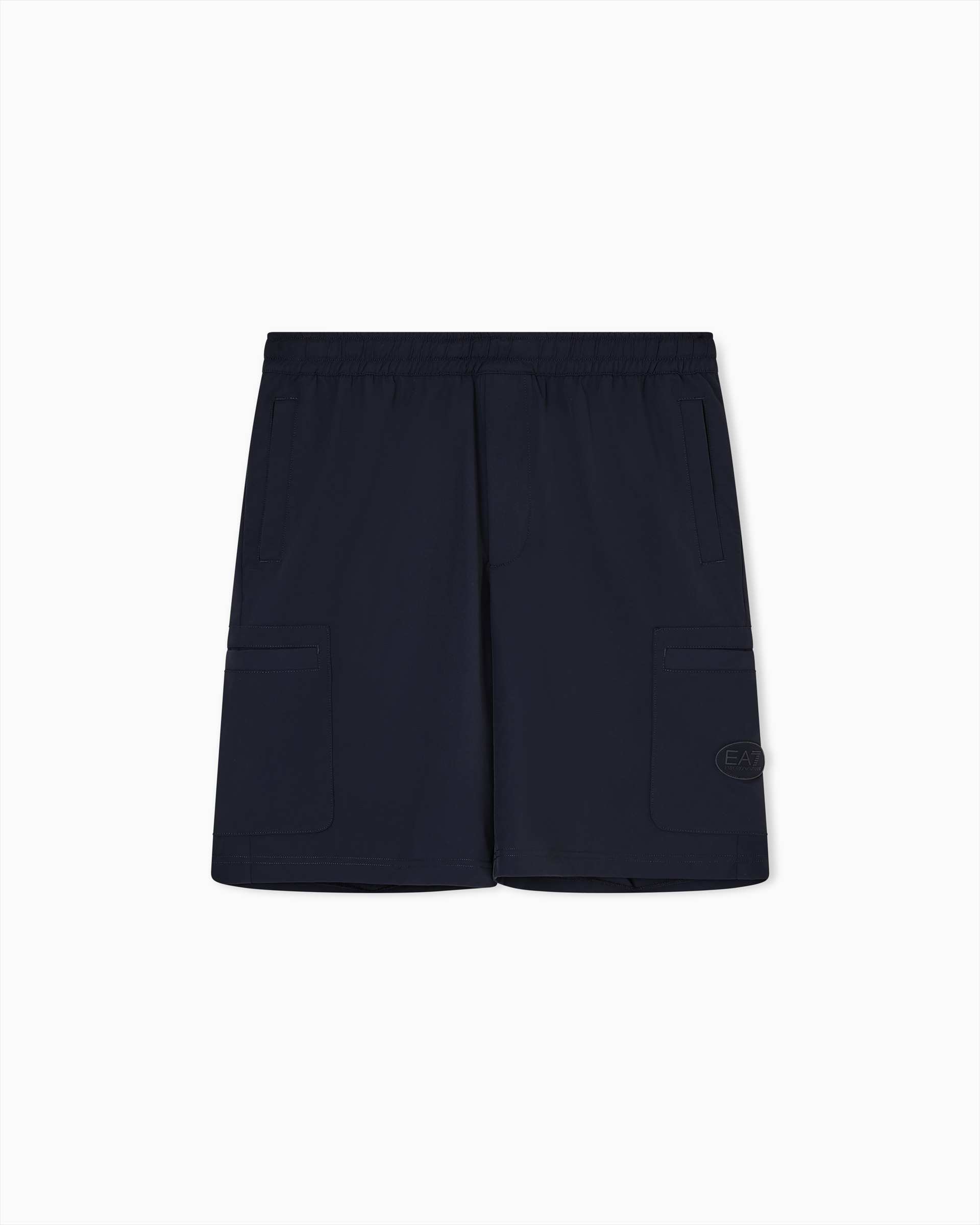 Technical Cargo Shorts With Tonal Logo