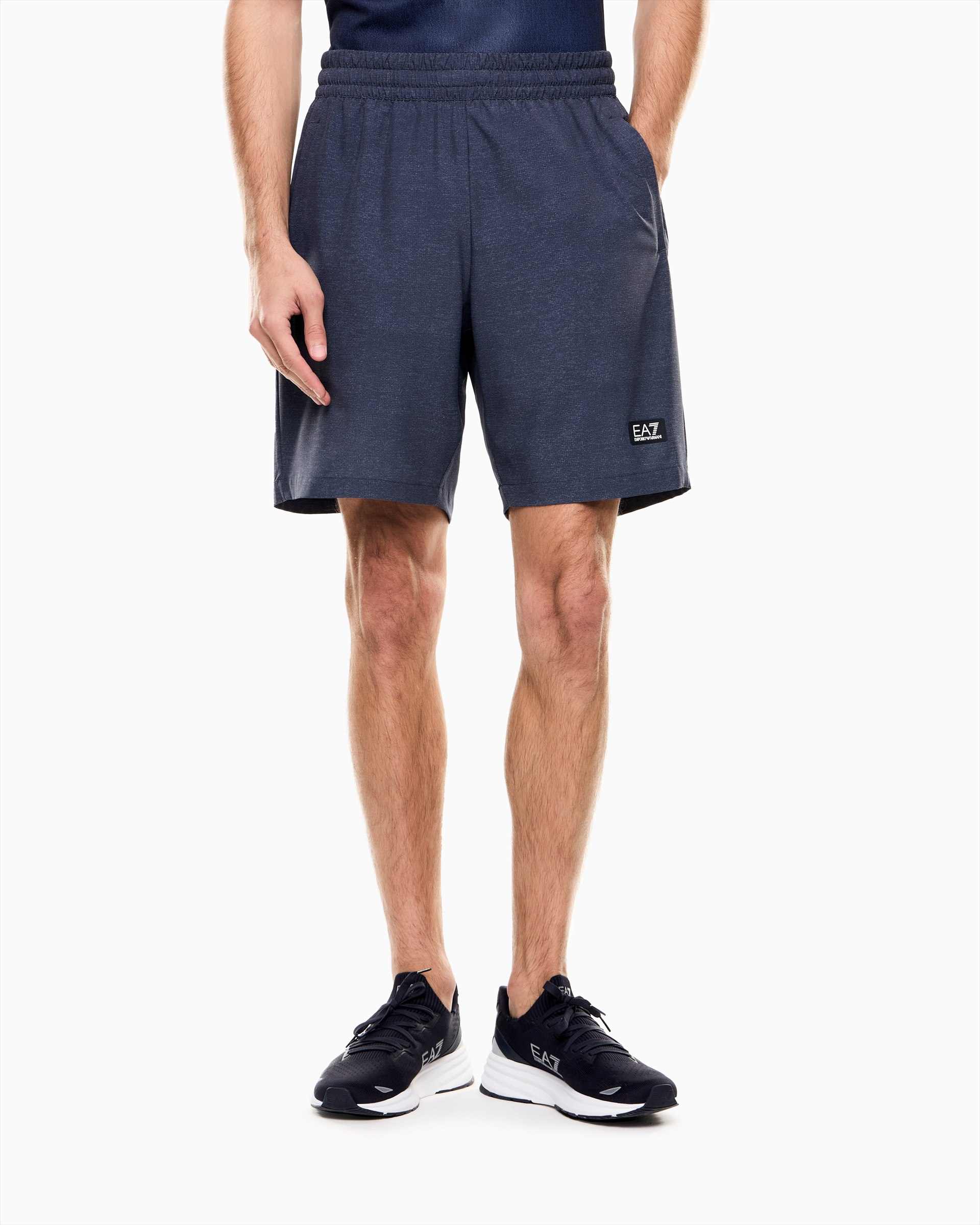 VENTUS7 Denim-Effect Training Shorts With Logo