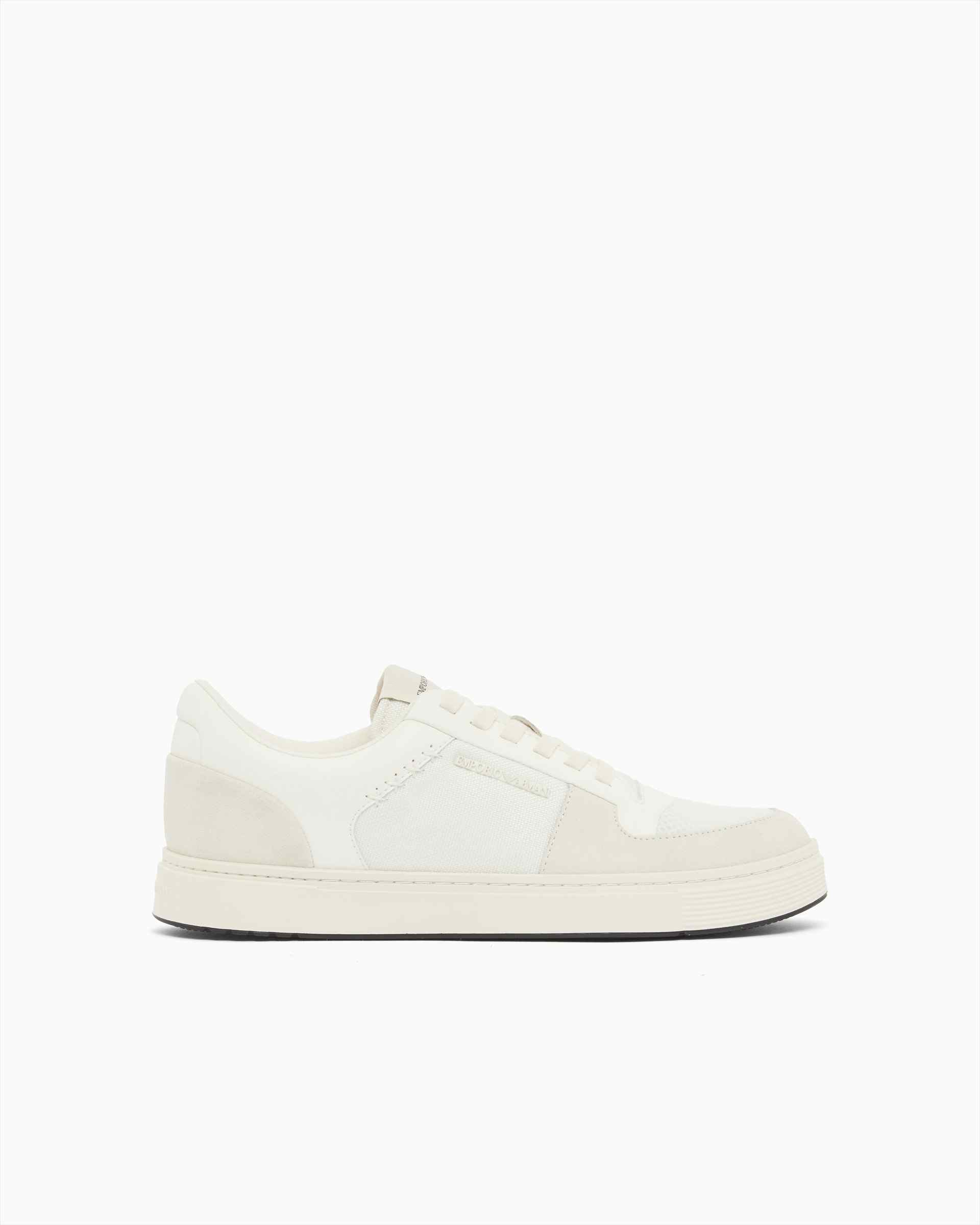 Cordura Sneakers With Suede And Mesh Details