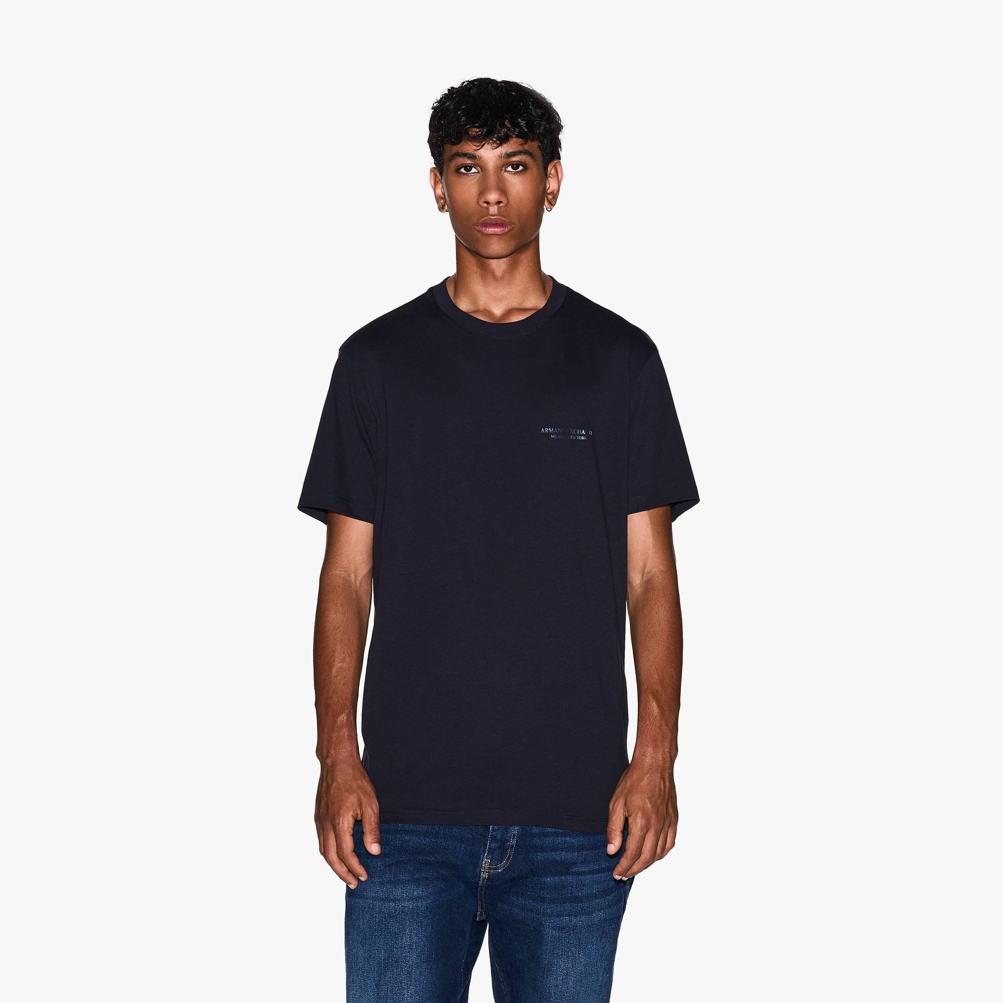 Milano New York Regular Fit Cotton Crewneck T-Shirt