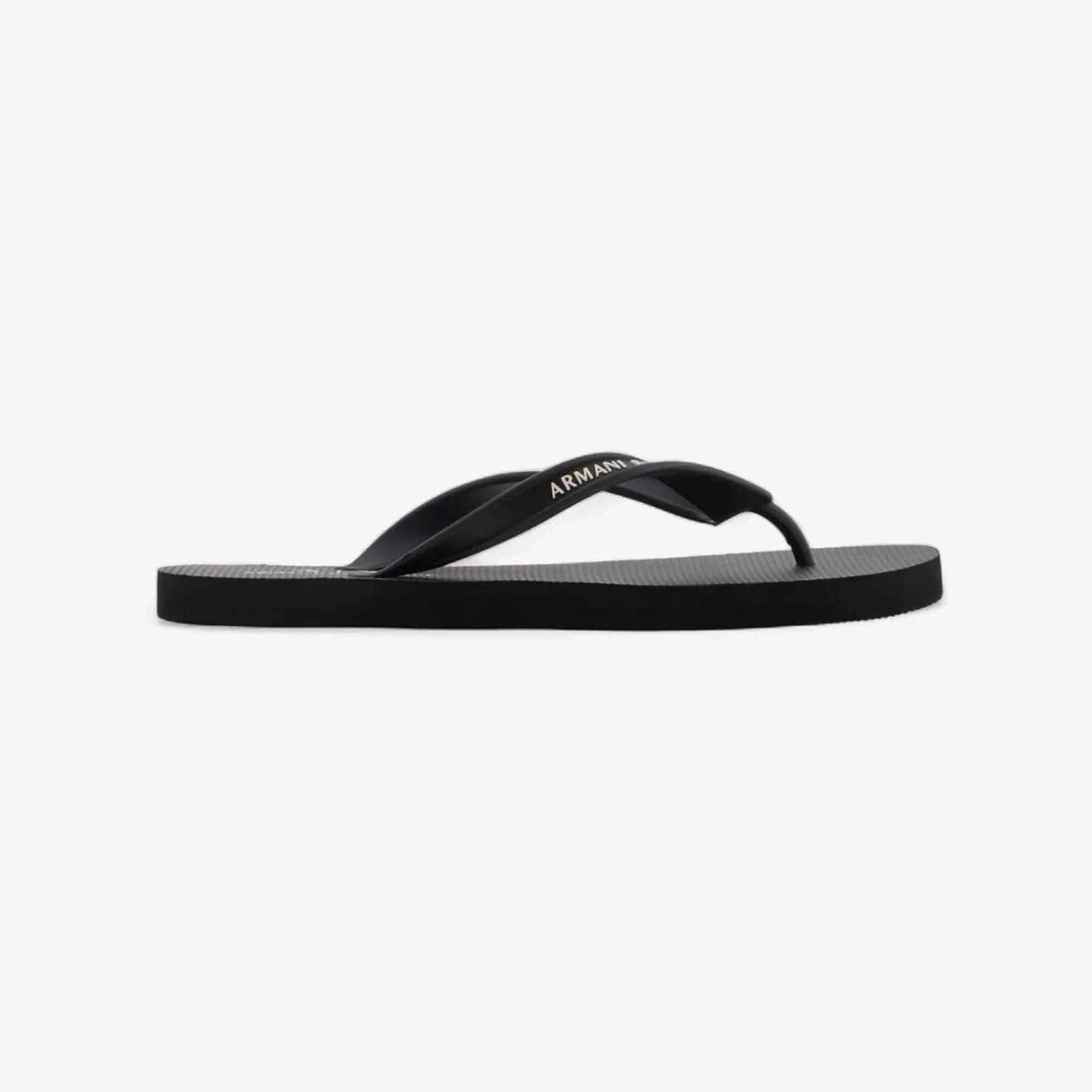 Rubber Flip Flops With Logo Script
