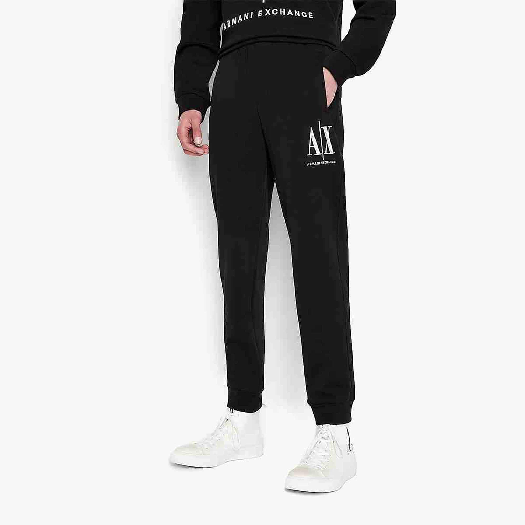 Icon Contrast Logo Cotton Sweatpants