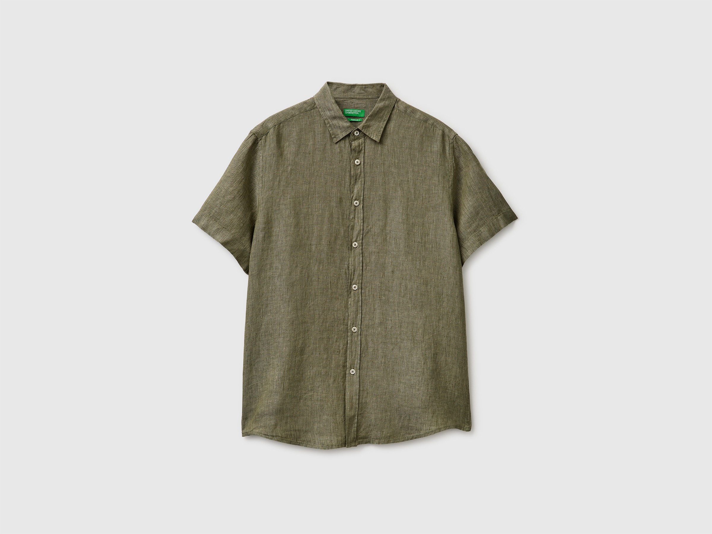 Striped shirt in pure linen