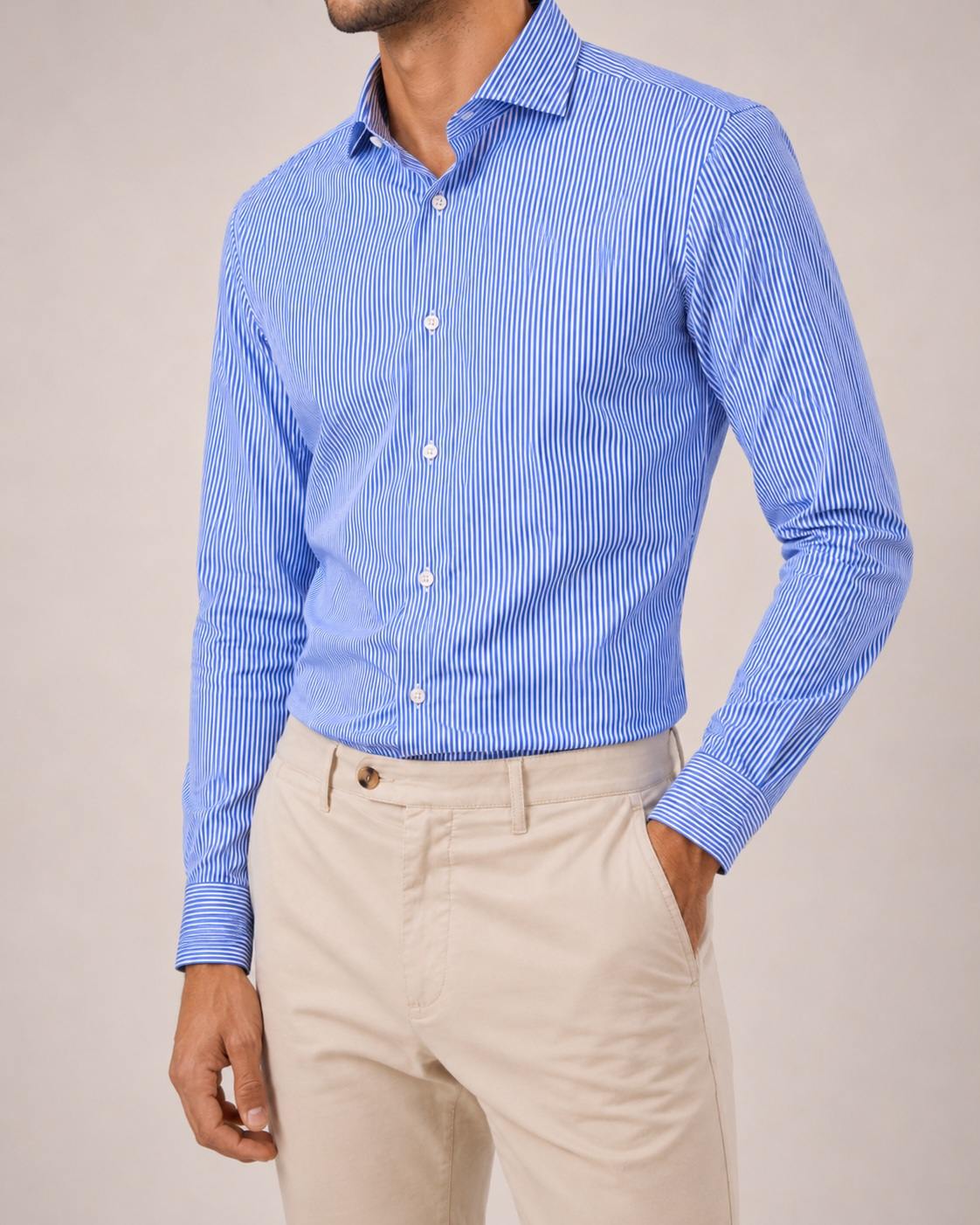 PERMANENT SHIRT LONG SLEEVE BLUE