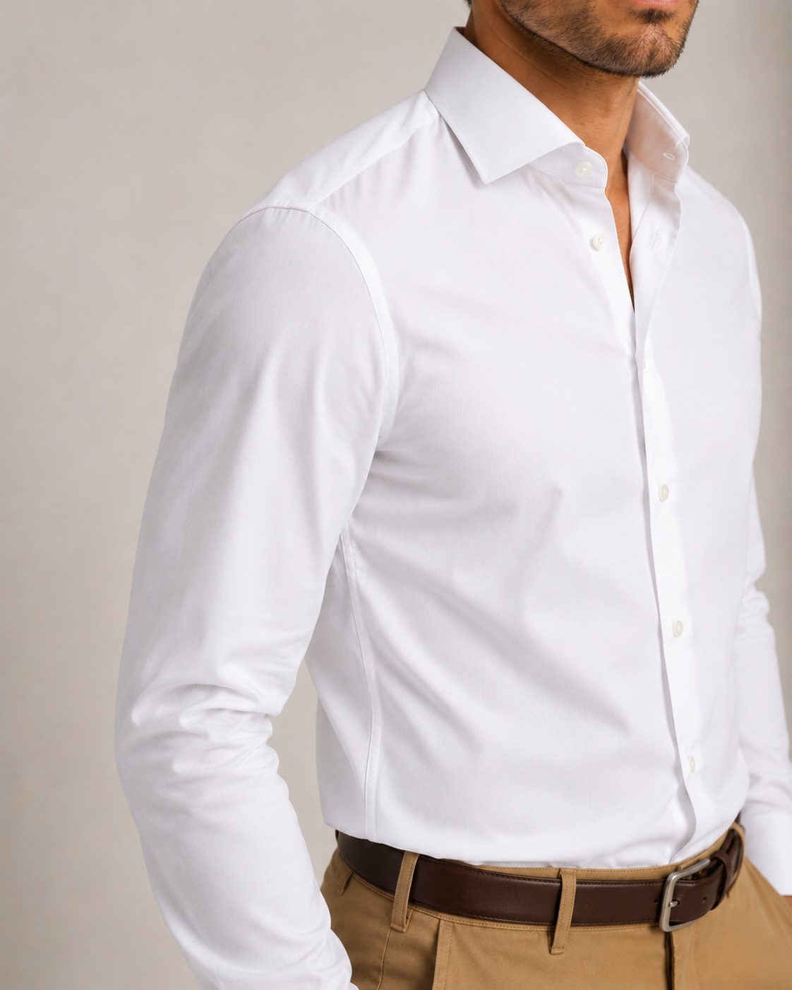 PERMANENT SHIRT LONG SLEEVE WHITE