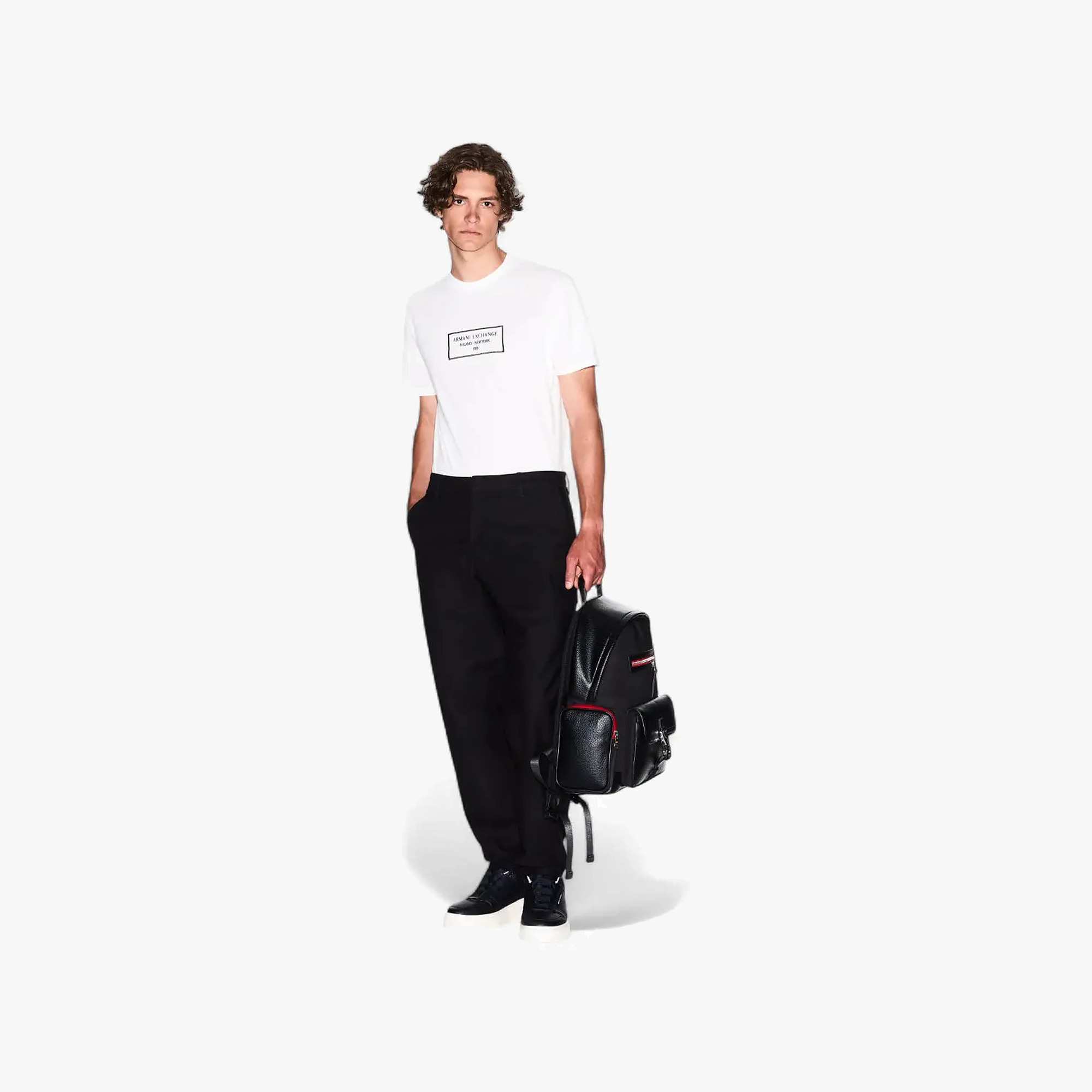Regular Fit Cotton Round Neck Milano New York T-Shirt