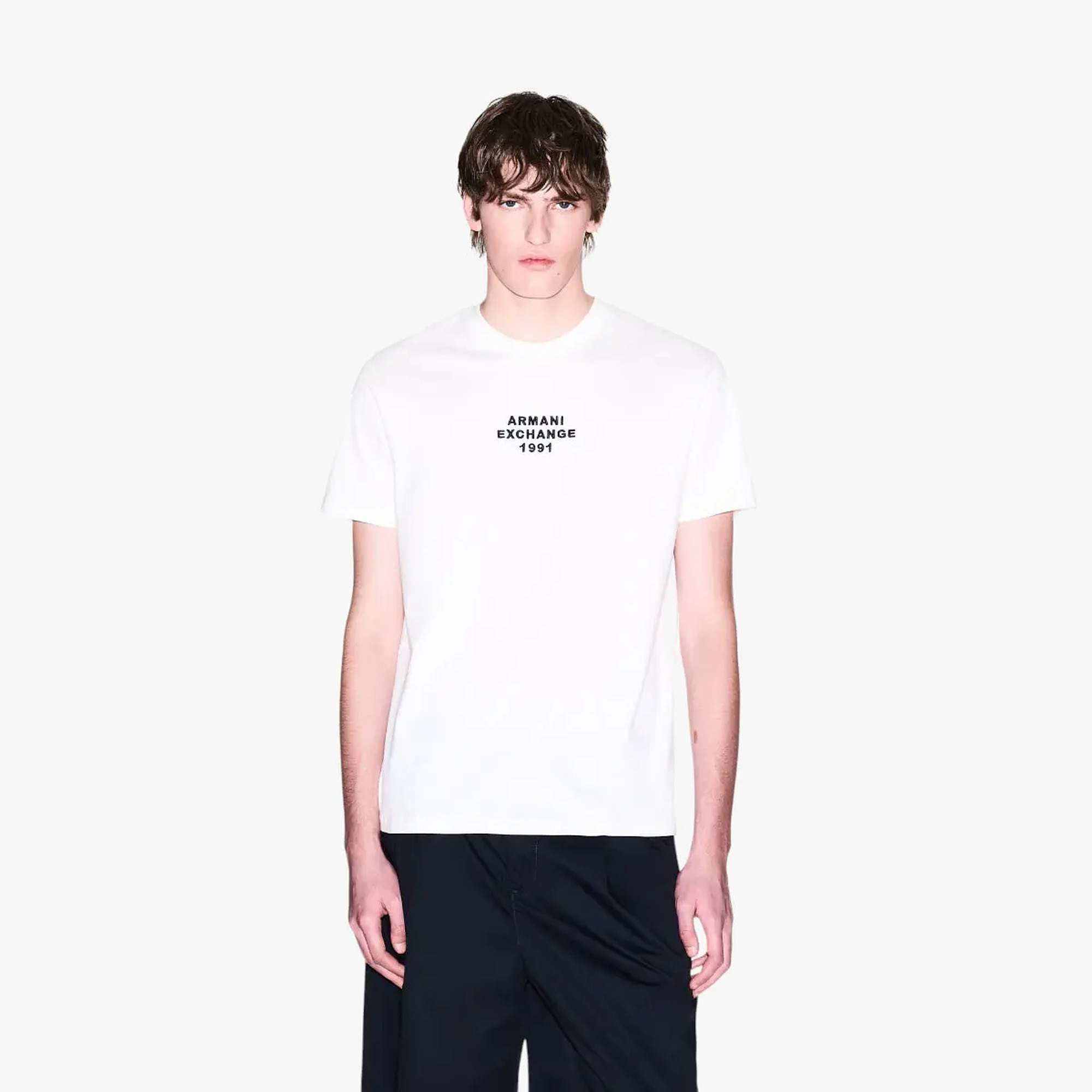 Regular Fit Cotton Round Neck T-Shirt With Logo Lettering