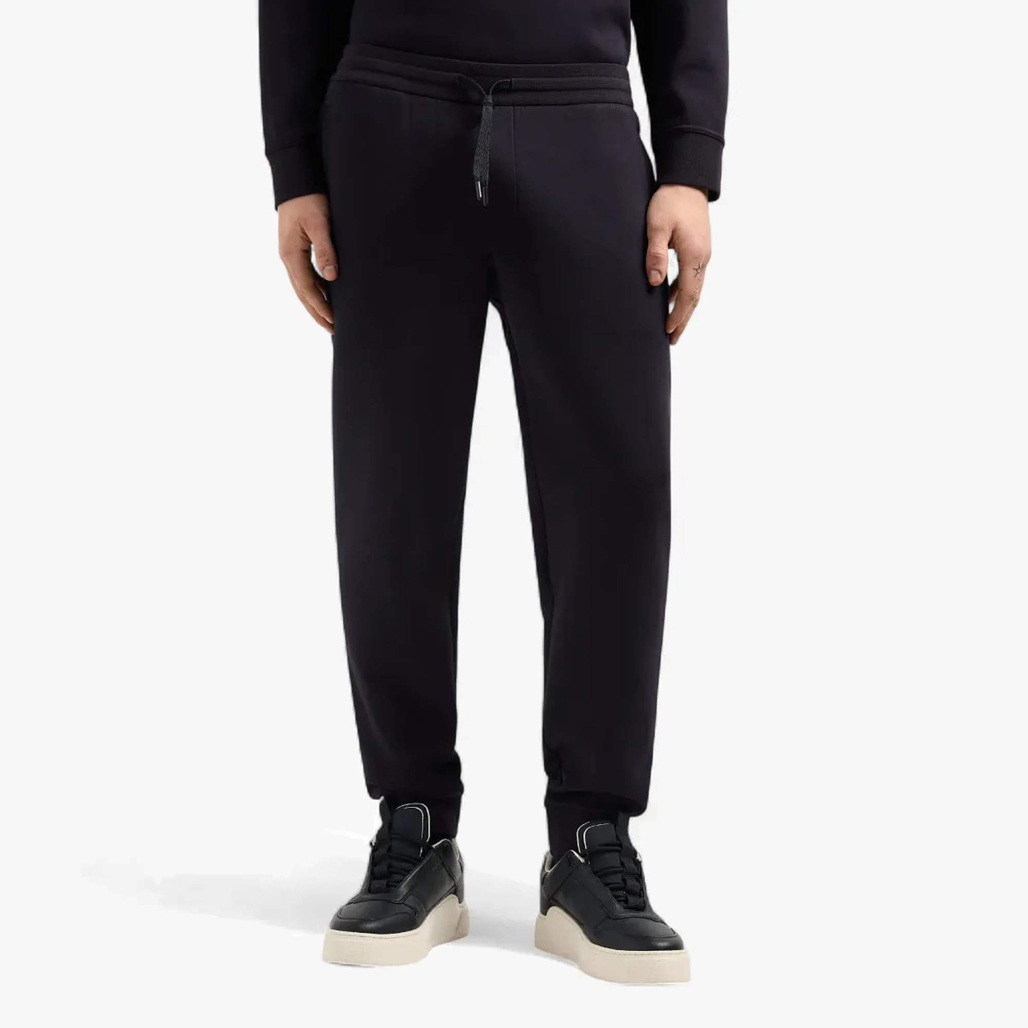 Icon Regular Fit Cotton Jogger With Embroidered Logo