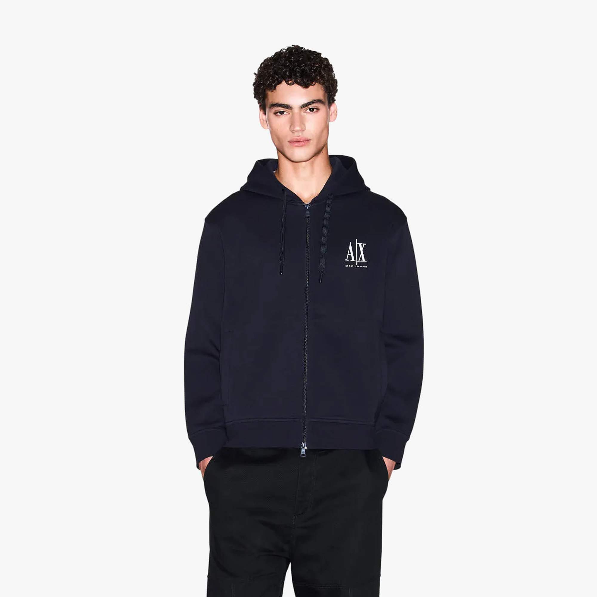 Regular Fit Icon Cotton Zip Up Sweatshirt