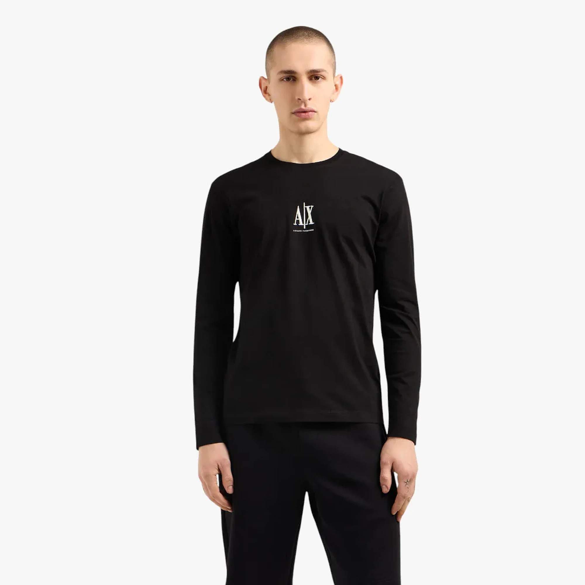 Regular Fit Cotton Crewneck Icon T-Shirt With Embroidered Logo