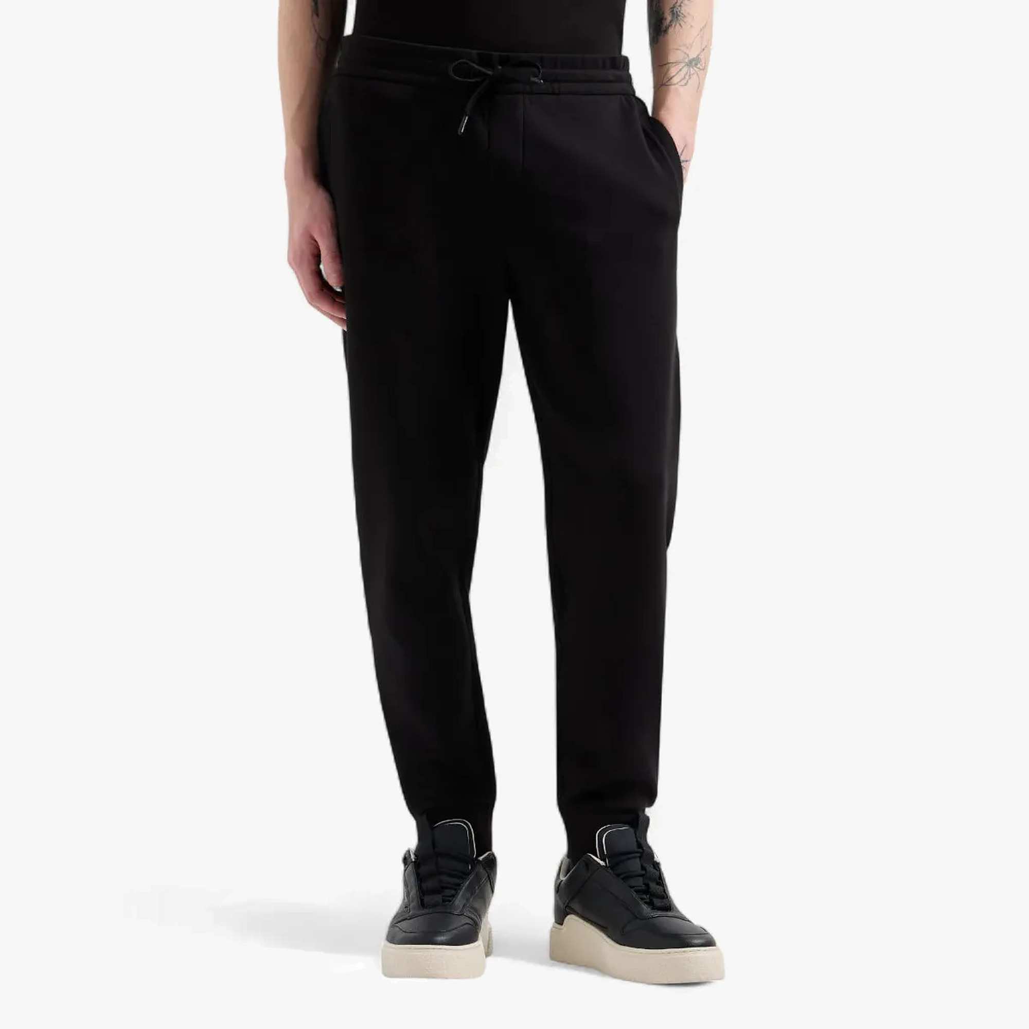 Icon Regular Fit Cotton Jogger With Embroidered Logo